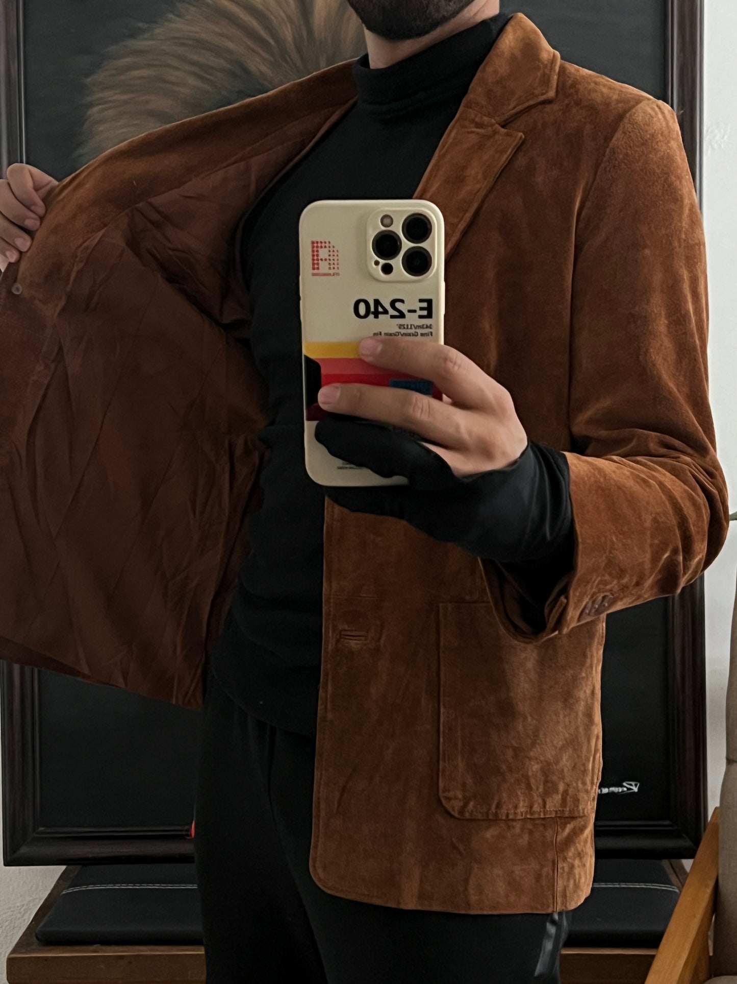 Saco talla M 100% cuero