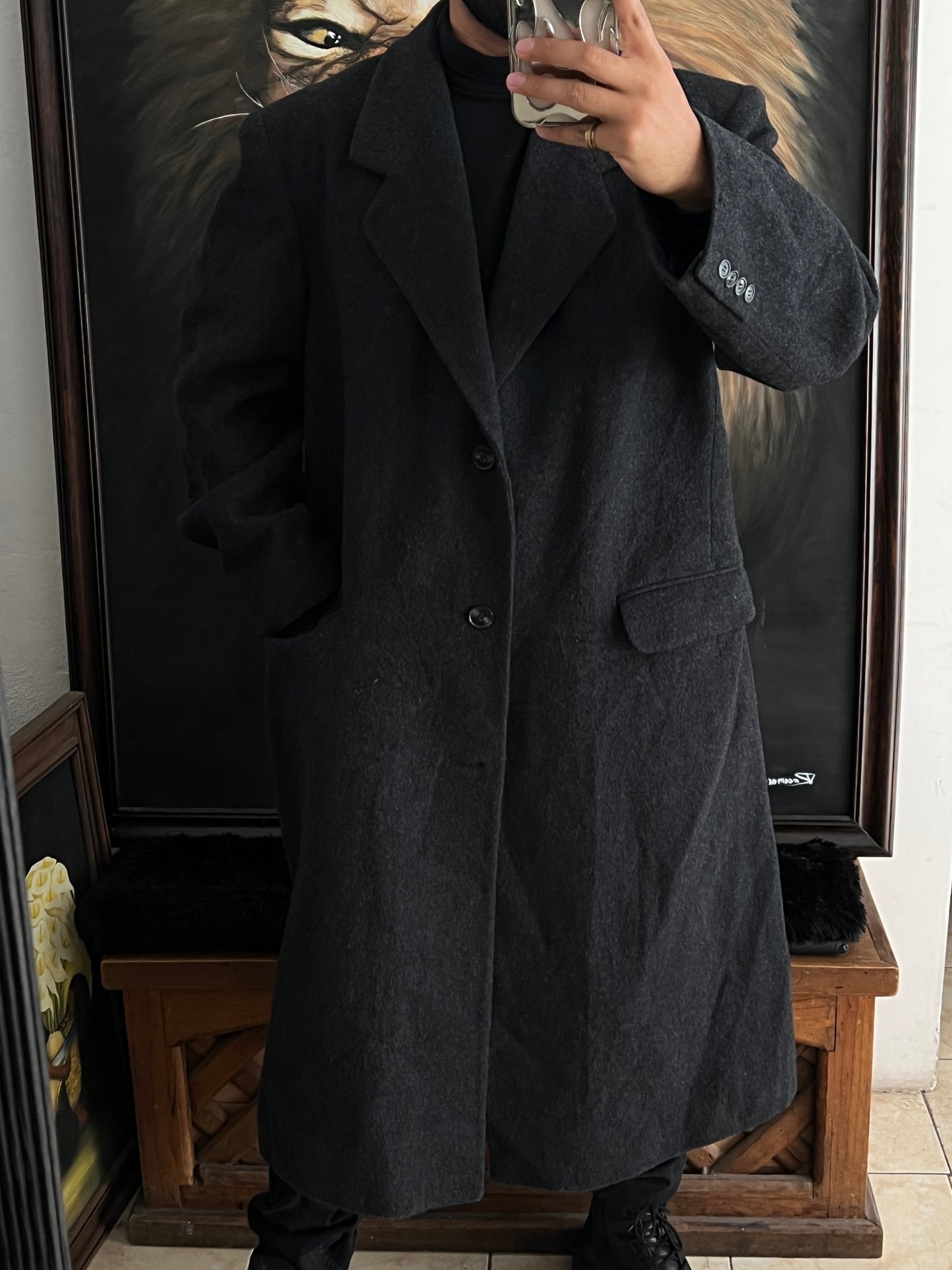 Wool coat (L) 44R
