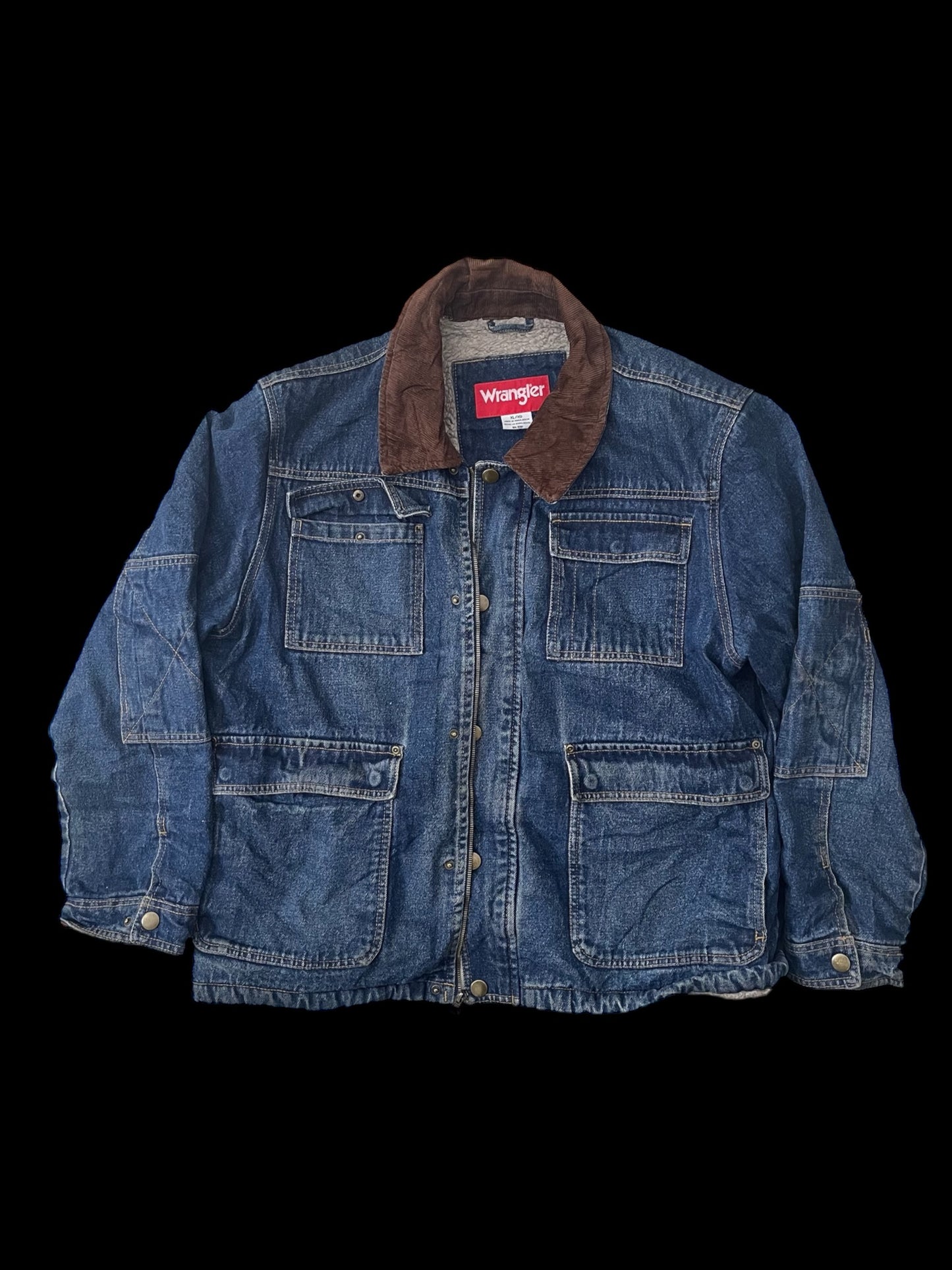 Work jacket de mezcilla talla XL