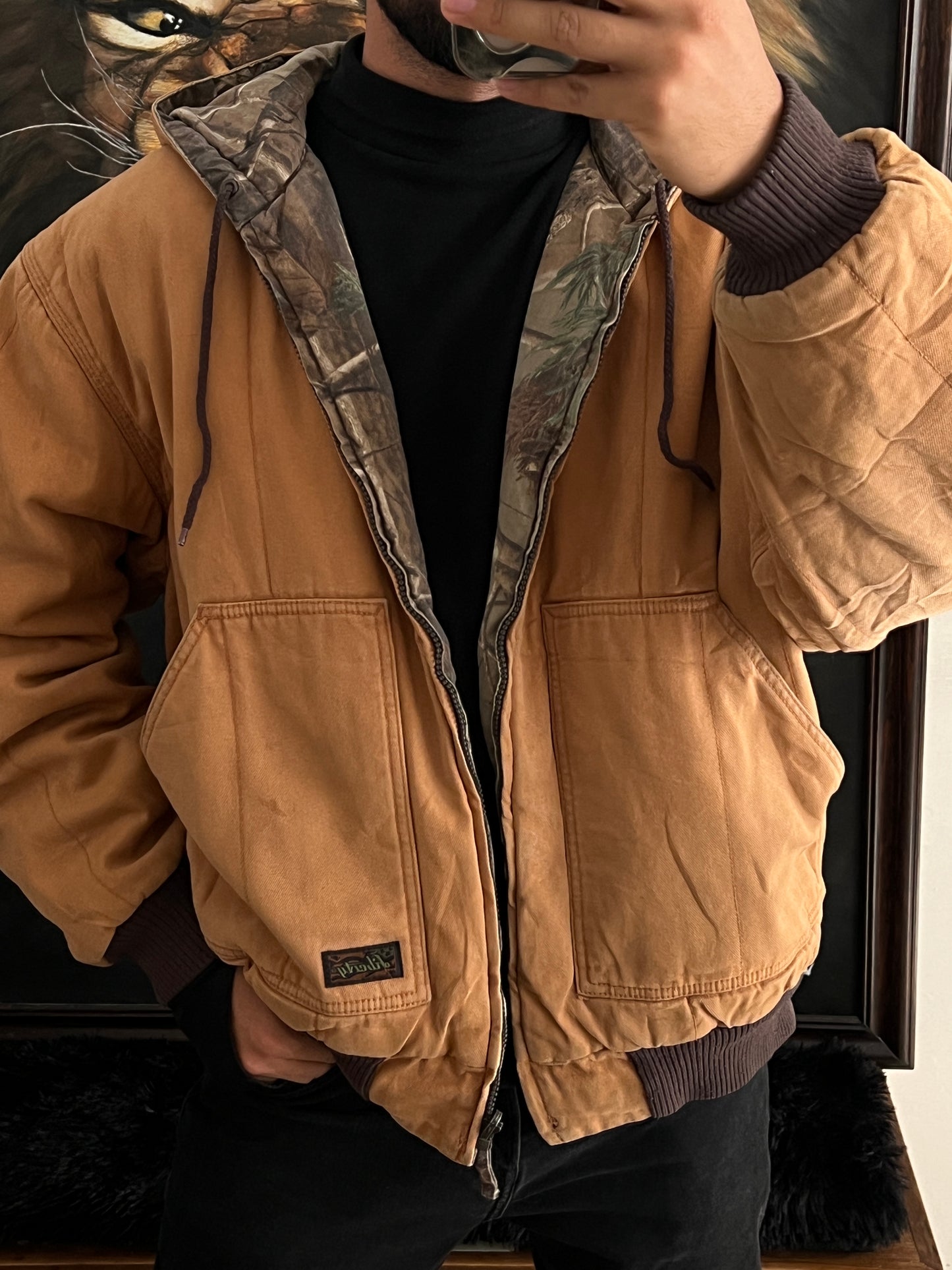 Camo jacket doble vista (XL)