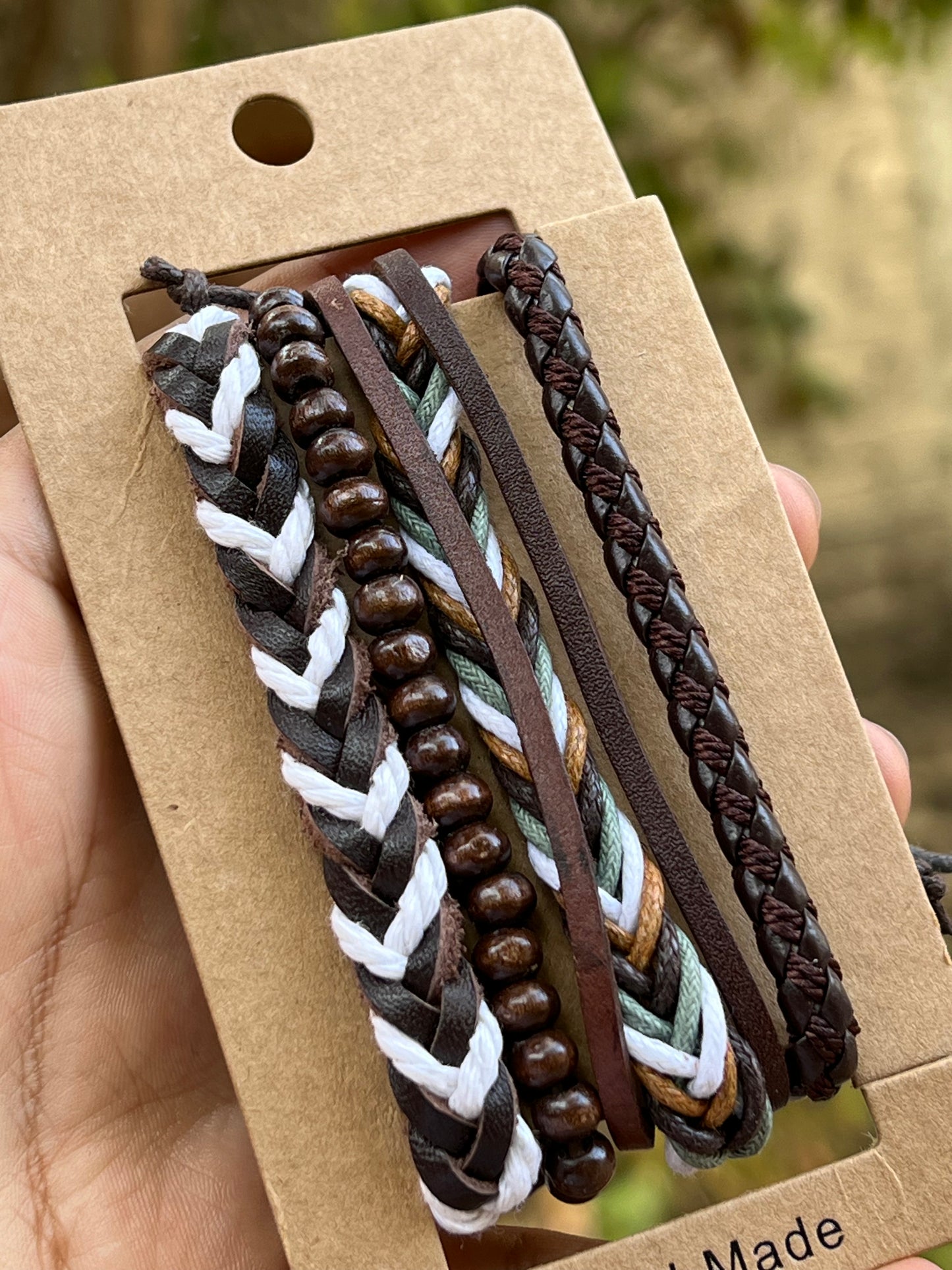 Set de 4 pulseras! Hand made