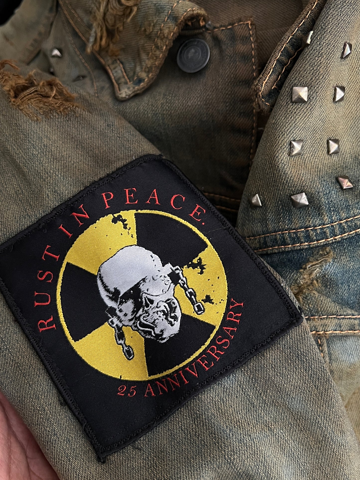 Vintage Distressed Jacket (S/M)