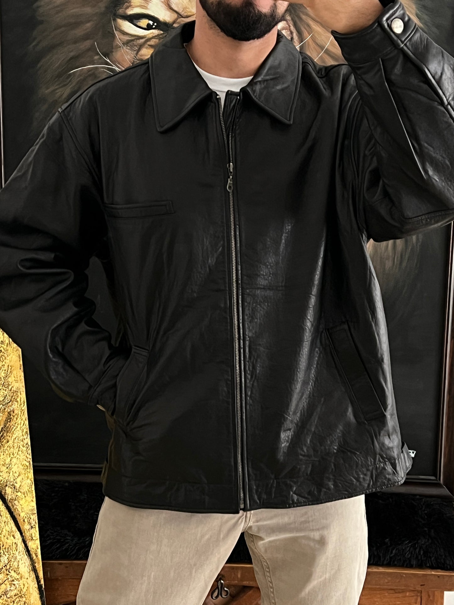 Leather Jacket MARLBORO (L)