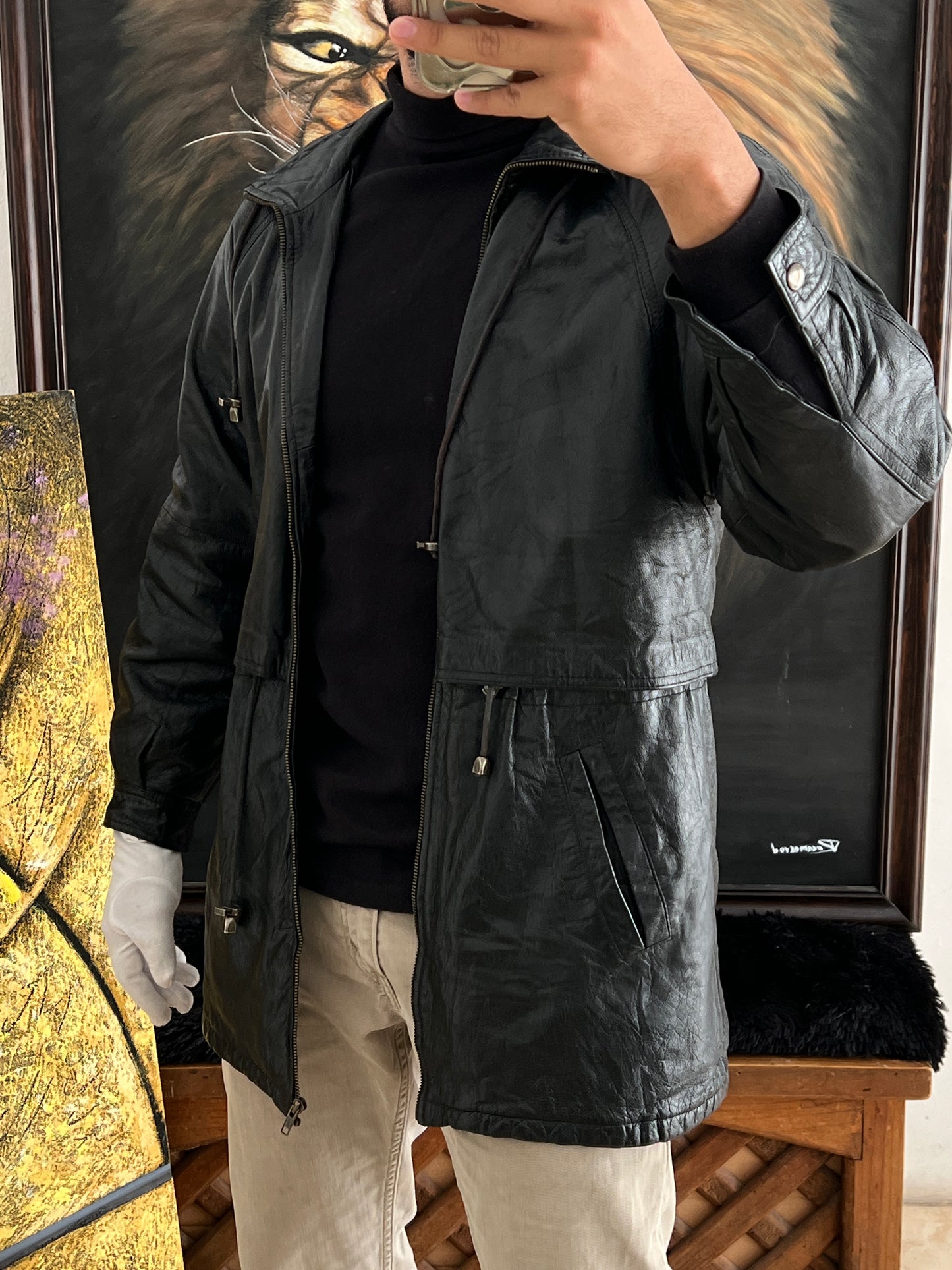 Cazadora de Piel 100% (S)