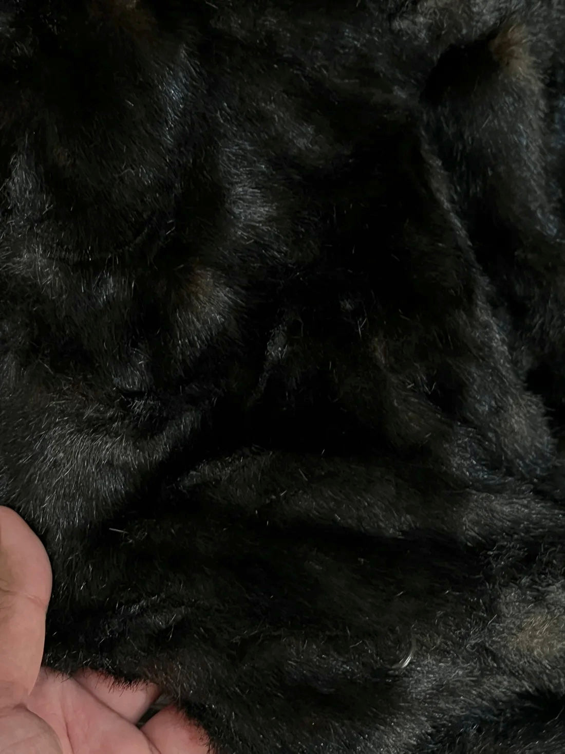Abrigo de lujo de Faux Fur (S)