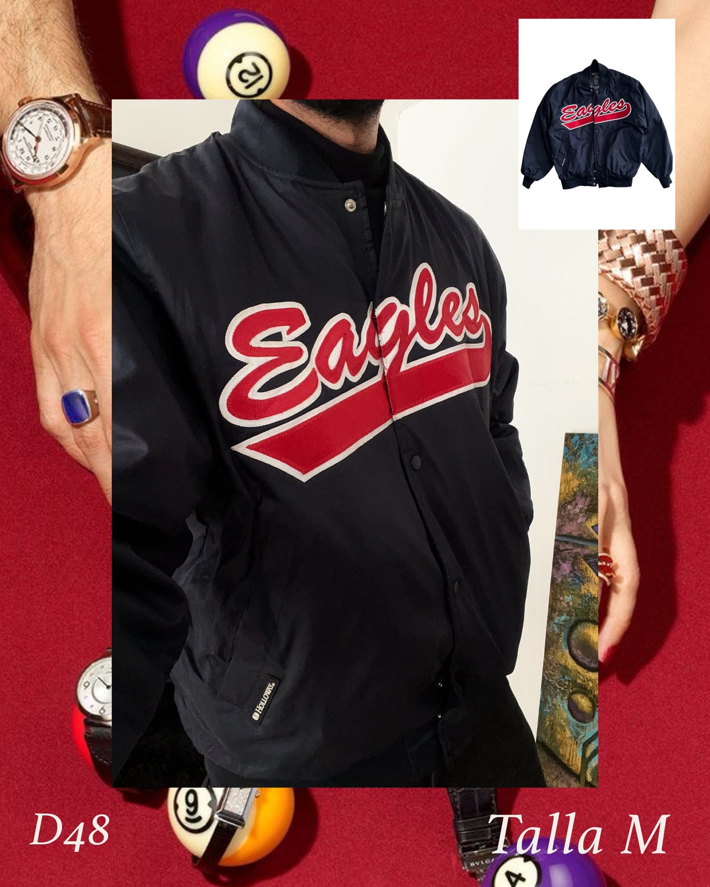 Bomber jacket "Eagles" (M)
