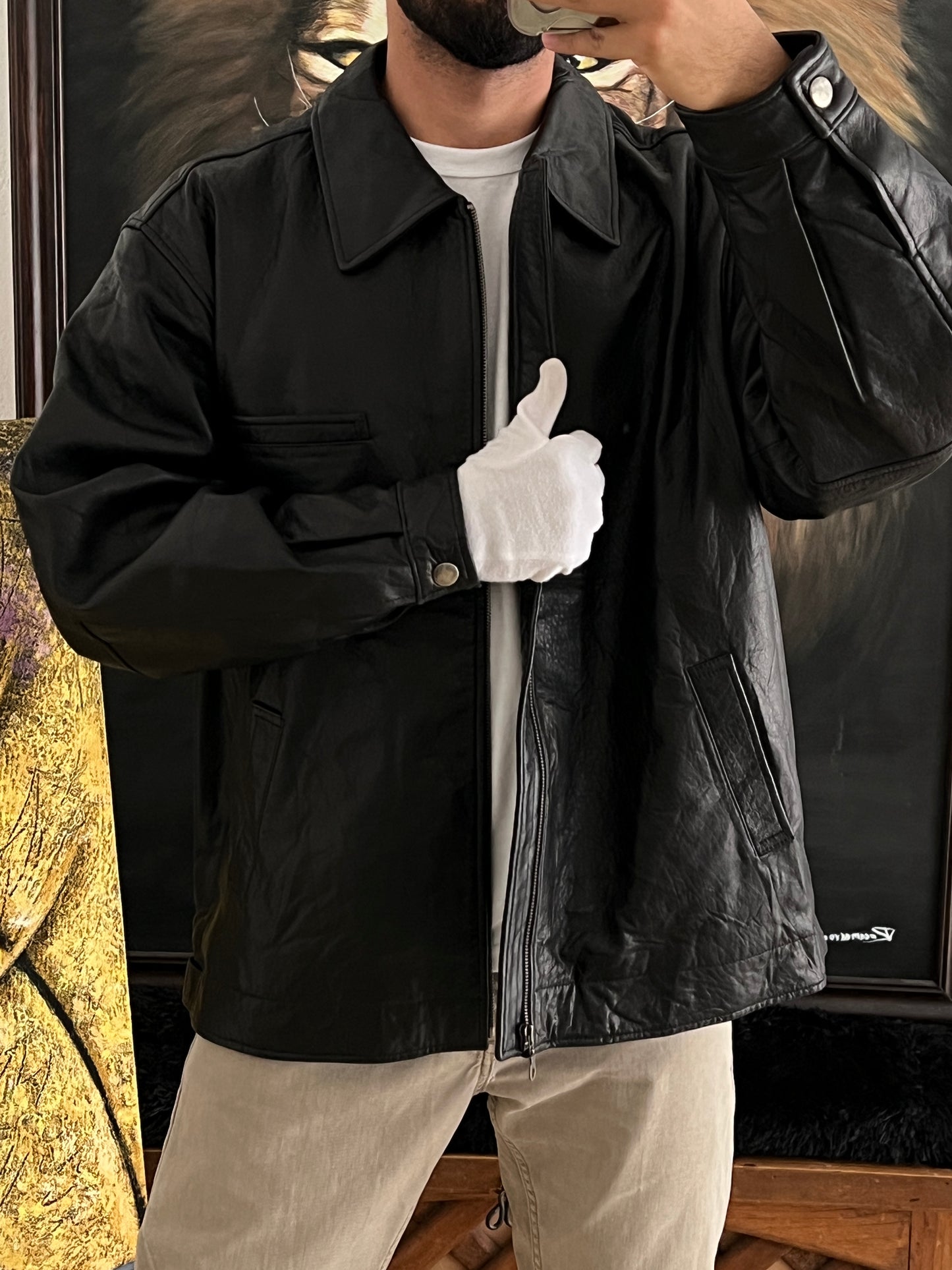 Leather Jacket MARLBORO (L)