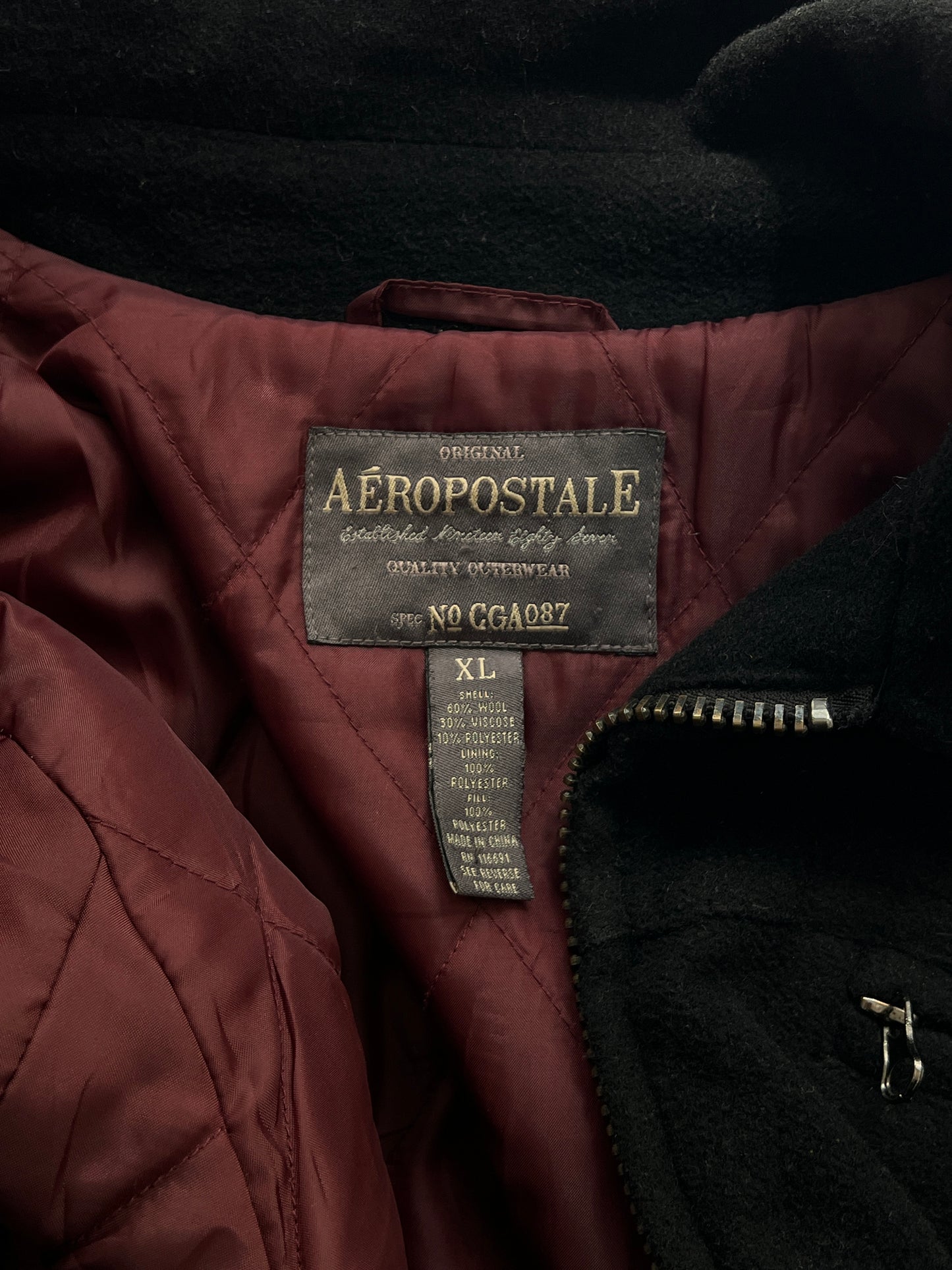 Black jacket Aeropostal (XL)