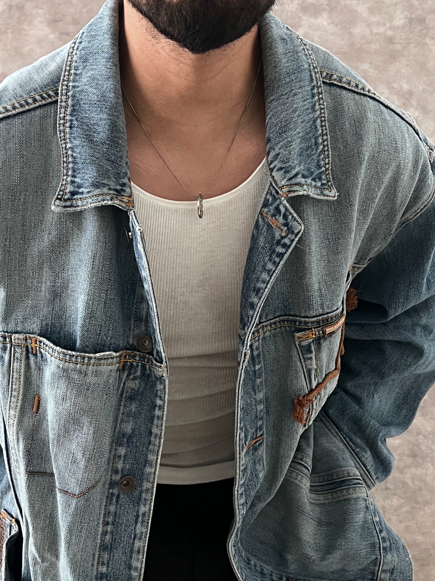 COWBOY DENIM JACKET (XL)