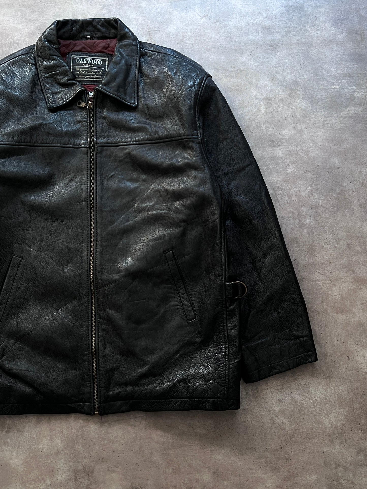 WORK LEATHER JACKET (XL)