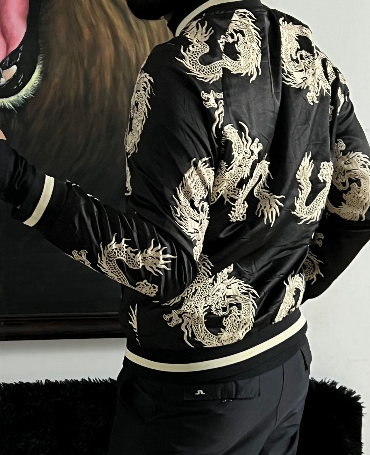 Bomber jacket de dragones