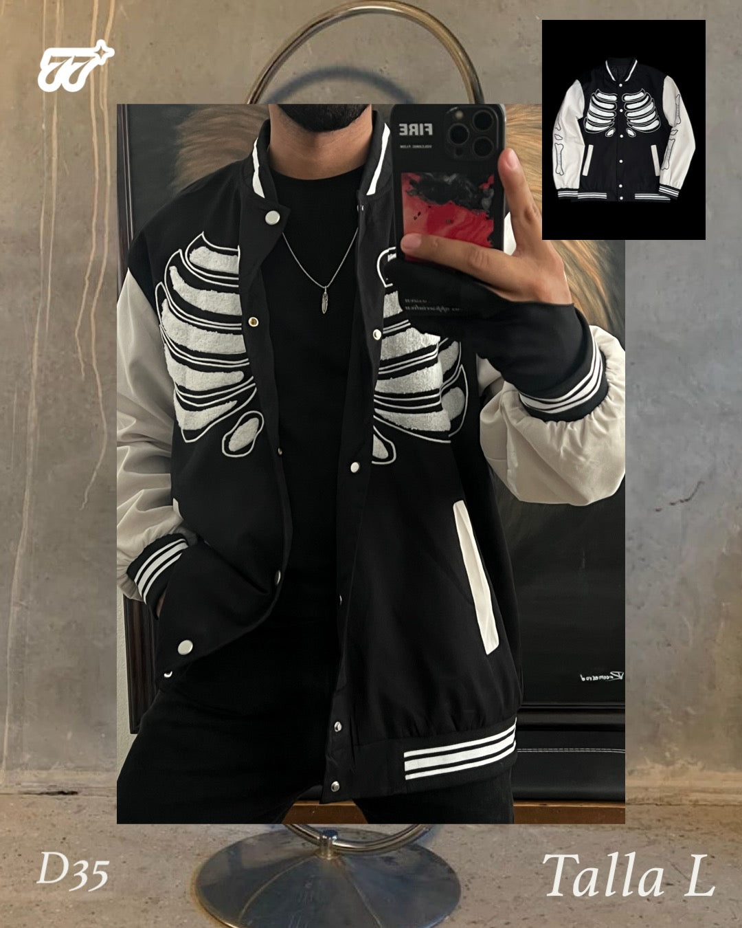 Bomber jacket talla XL