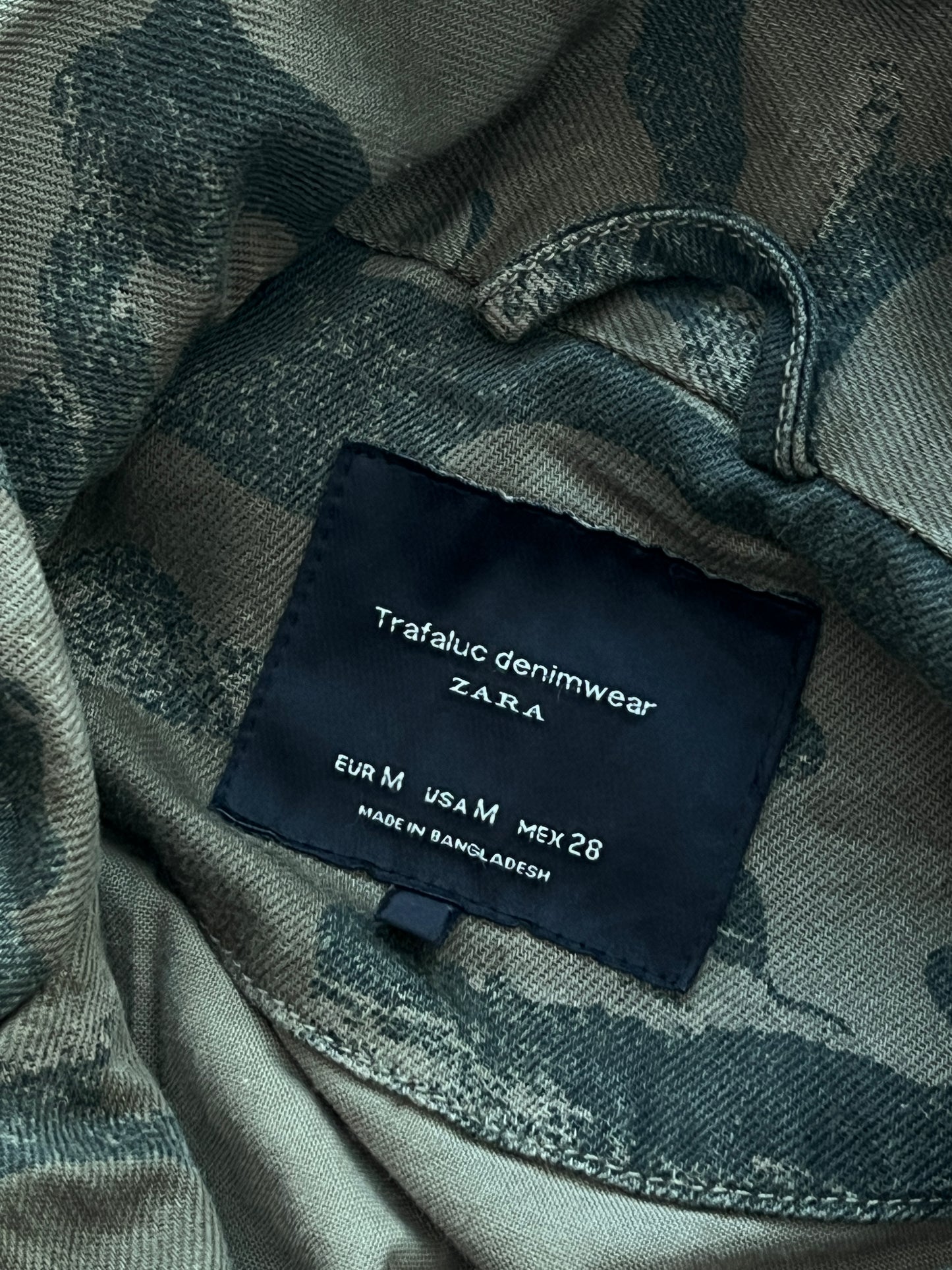 Zara jacket camo (S)