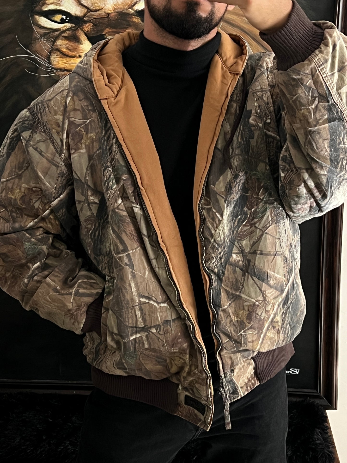 Camo jacket doble vista (XL)