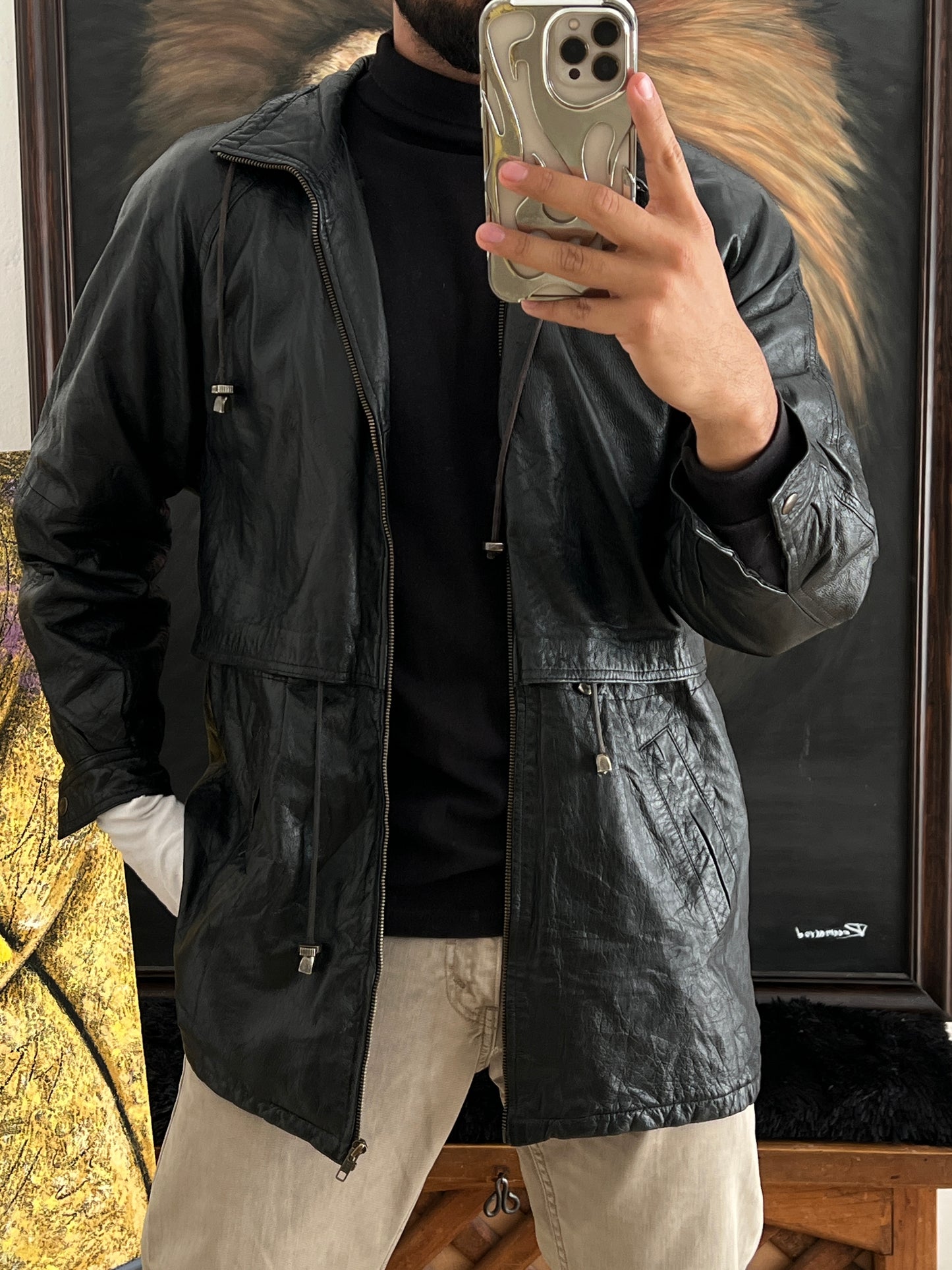 Cazadora de Piel 100% (S)