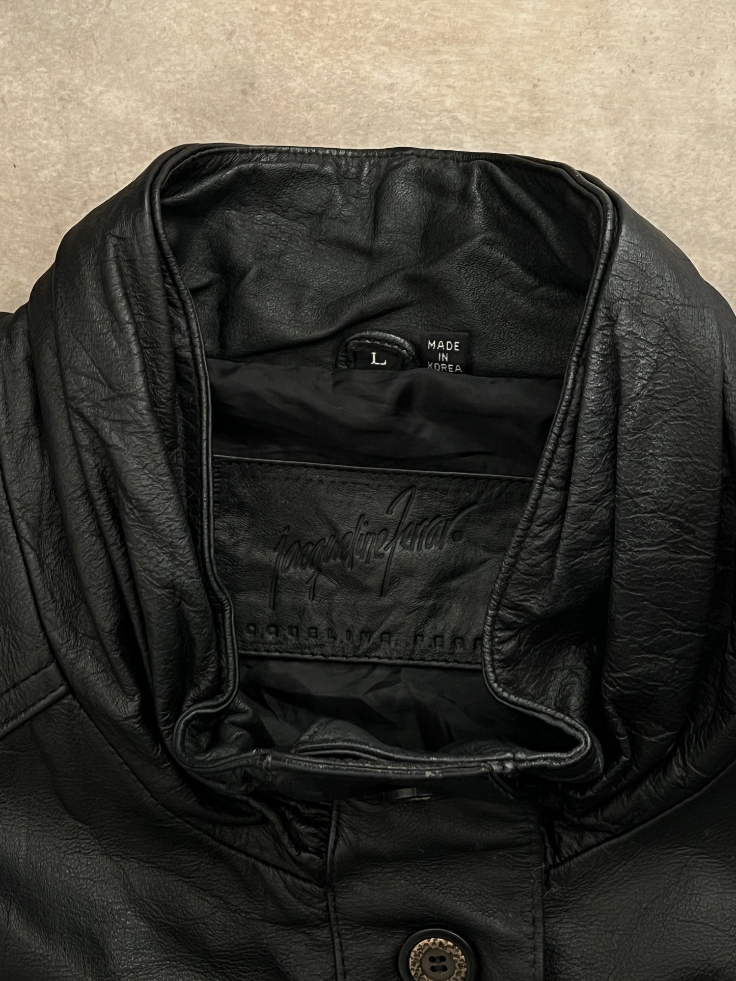 Leather Jacket Made in Korea (S/M)