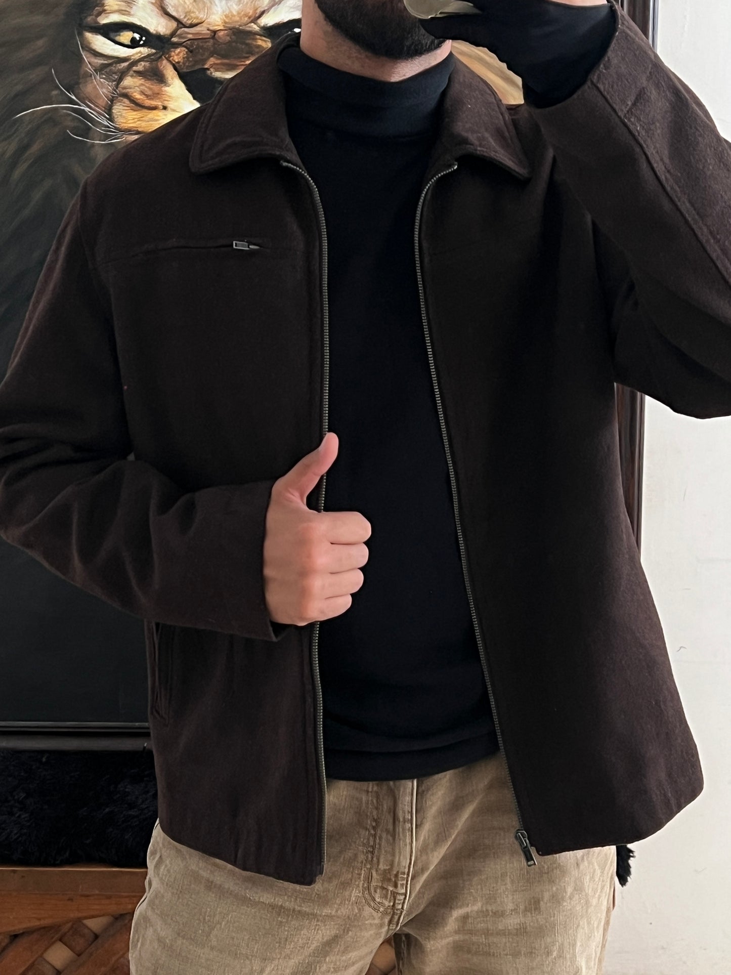 Wool Jacket OLD NAVY (L)