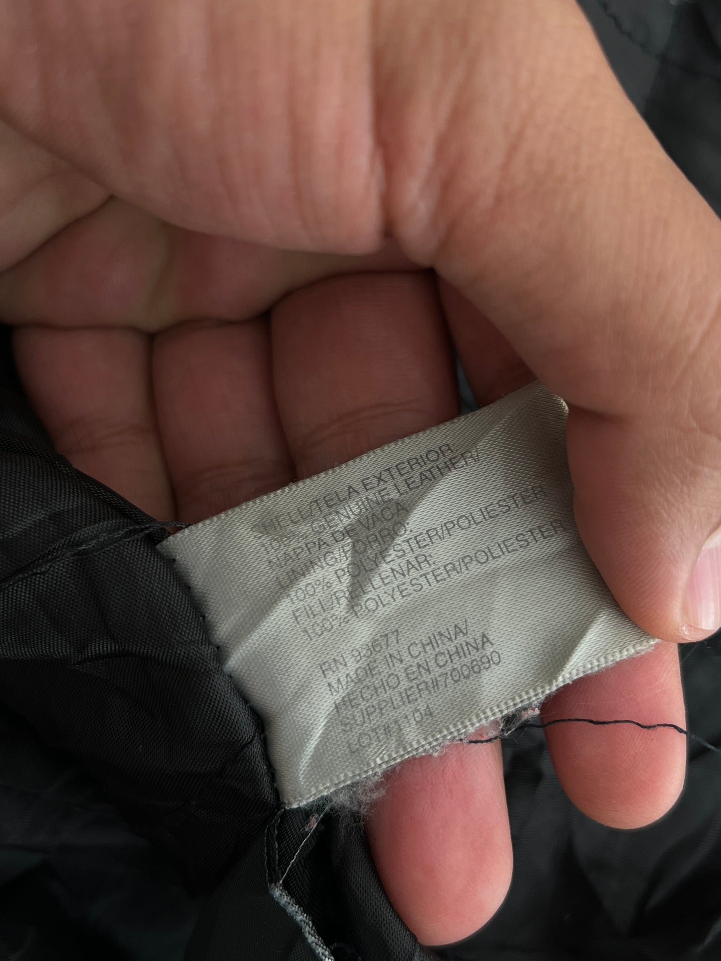 Cazadora de Piel 100% (S)