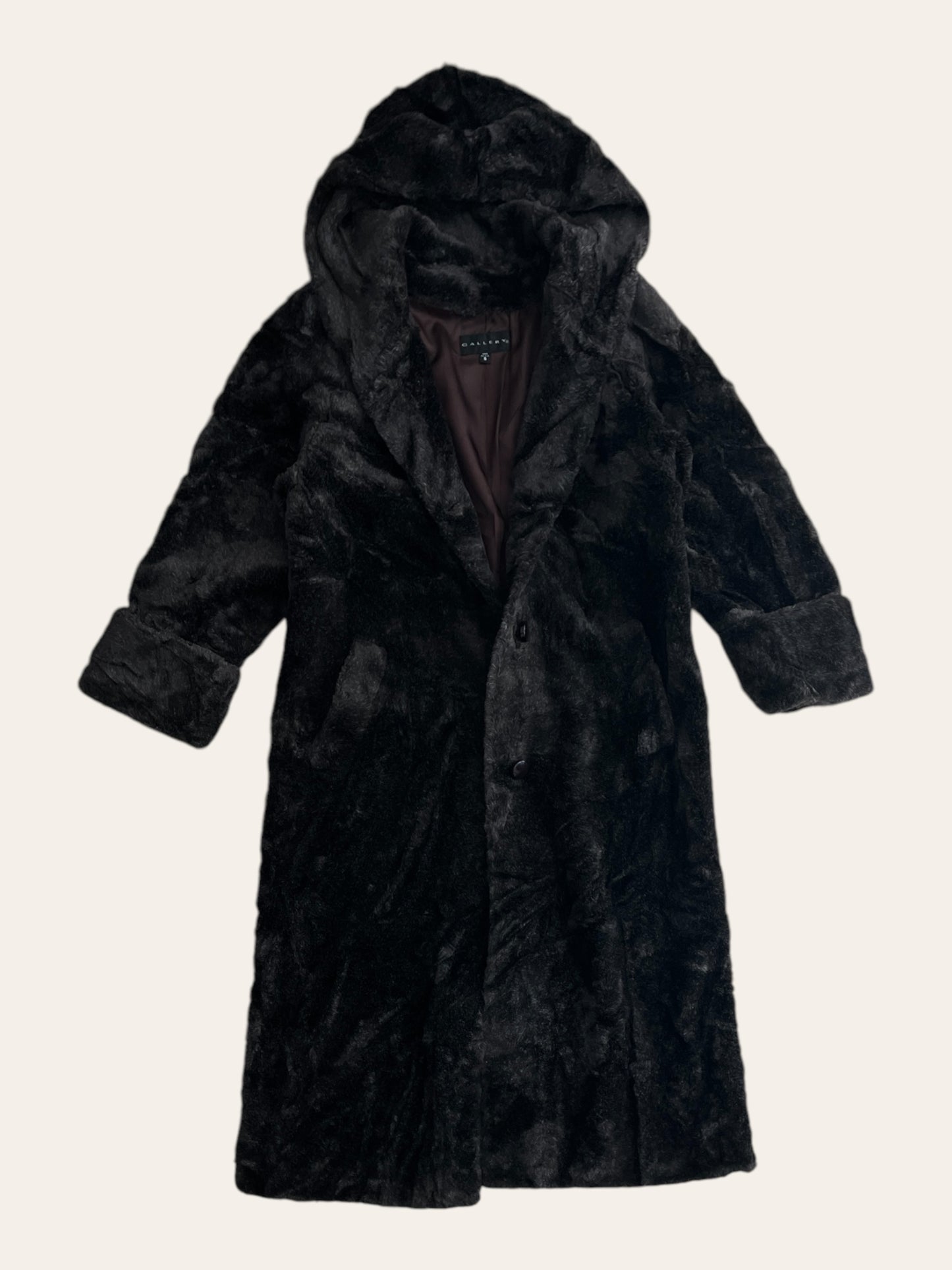Abrigo de Lujo de Faux Fur (S)