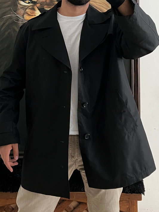 Gabardina Black London Fog (L)