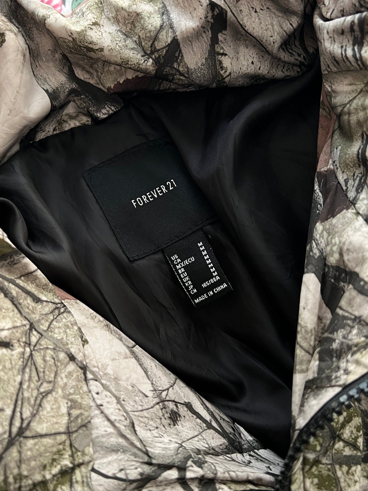 Jacket forever21 camo (M)