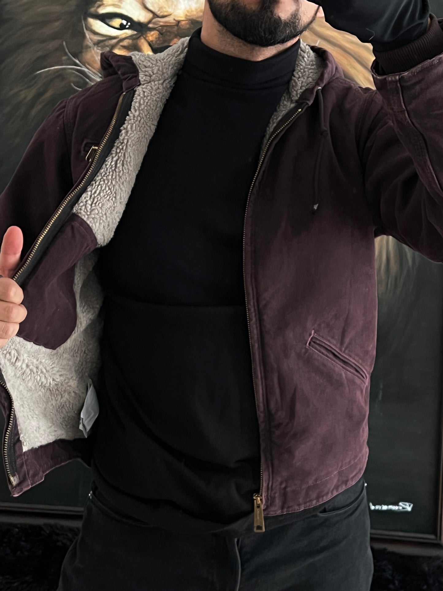 Carhartt sherpa vintage (S)