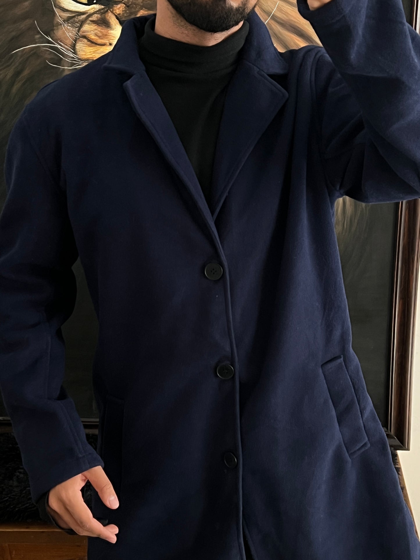 Wool coat (XL)