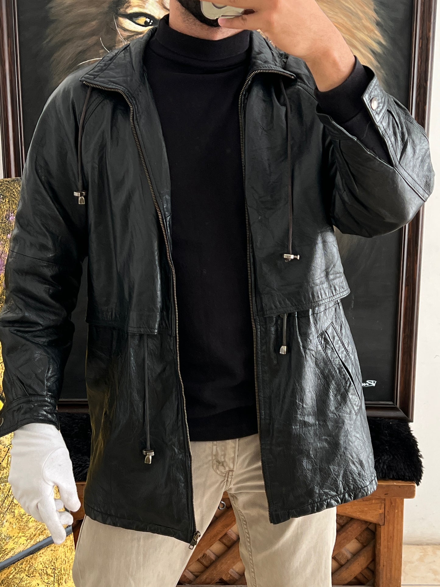 Cazadora de Piel 100% (S)