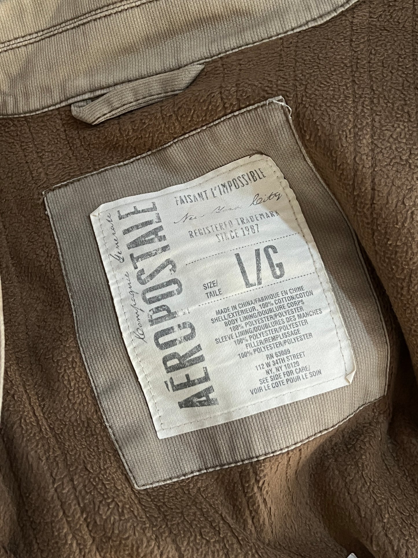 Work jacket talla L / Aeropostal