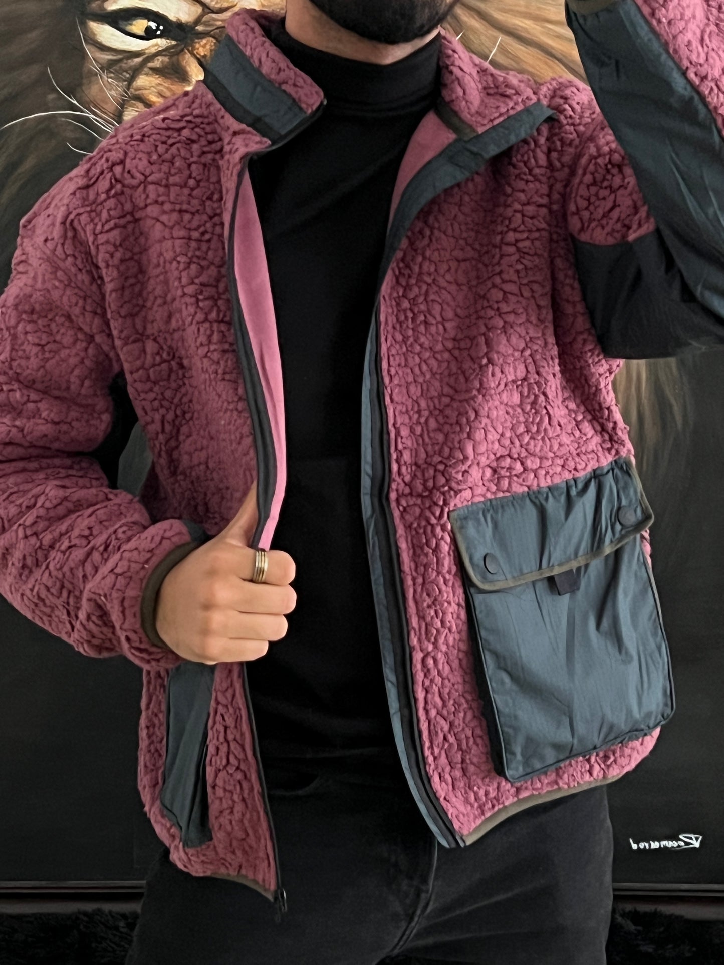 Converse Sherpa Jacket (M)