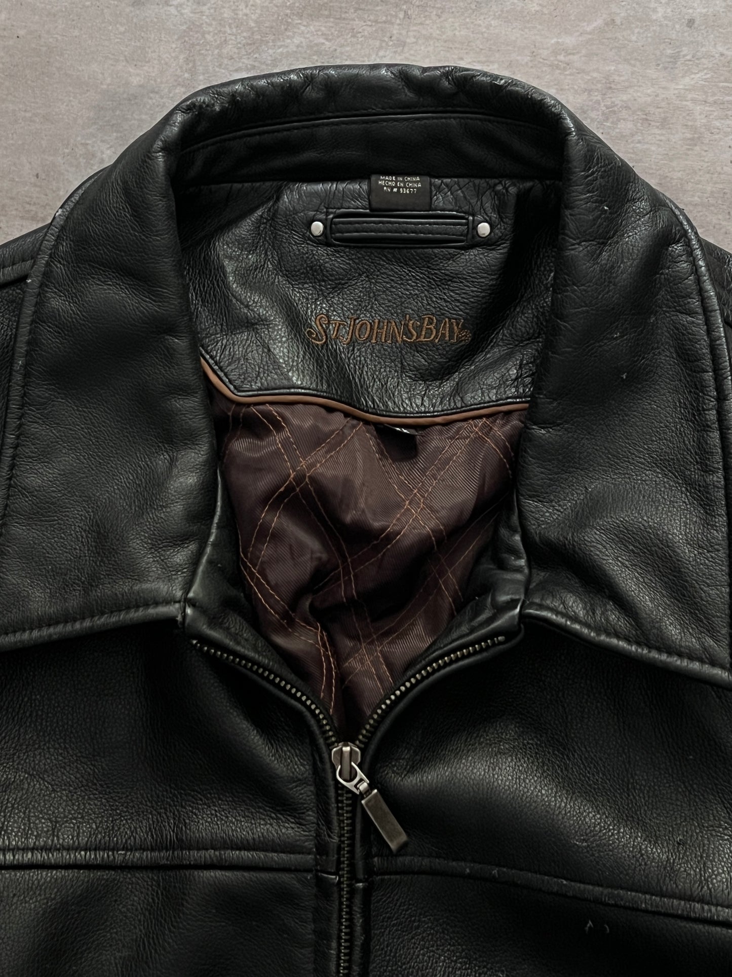 LEATHER JACKET (2XL)