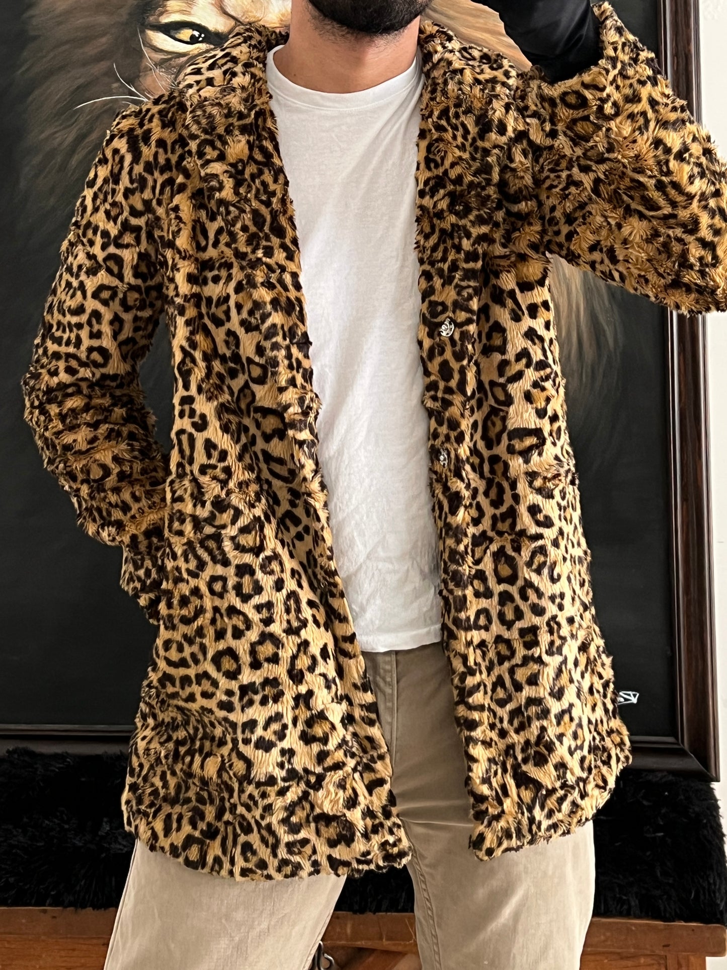 Gabardina Guepard Animal Print (S)