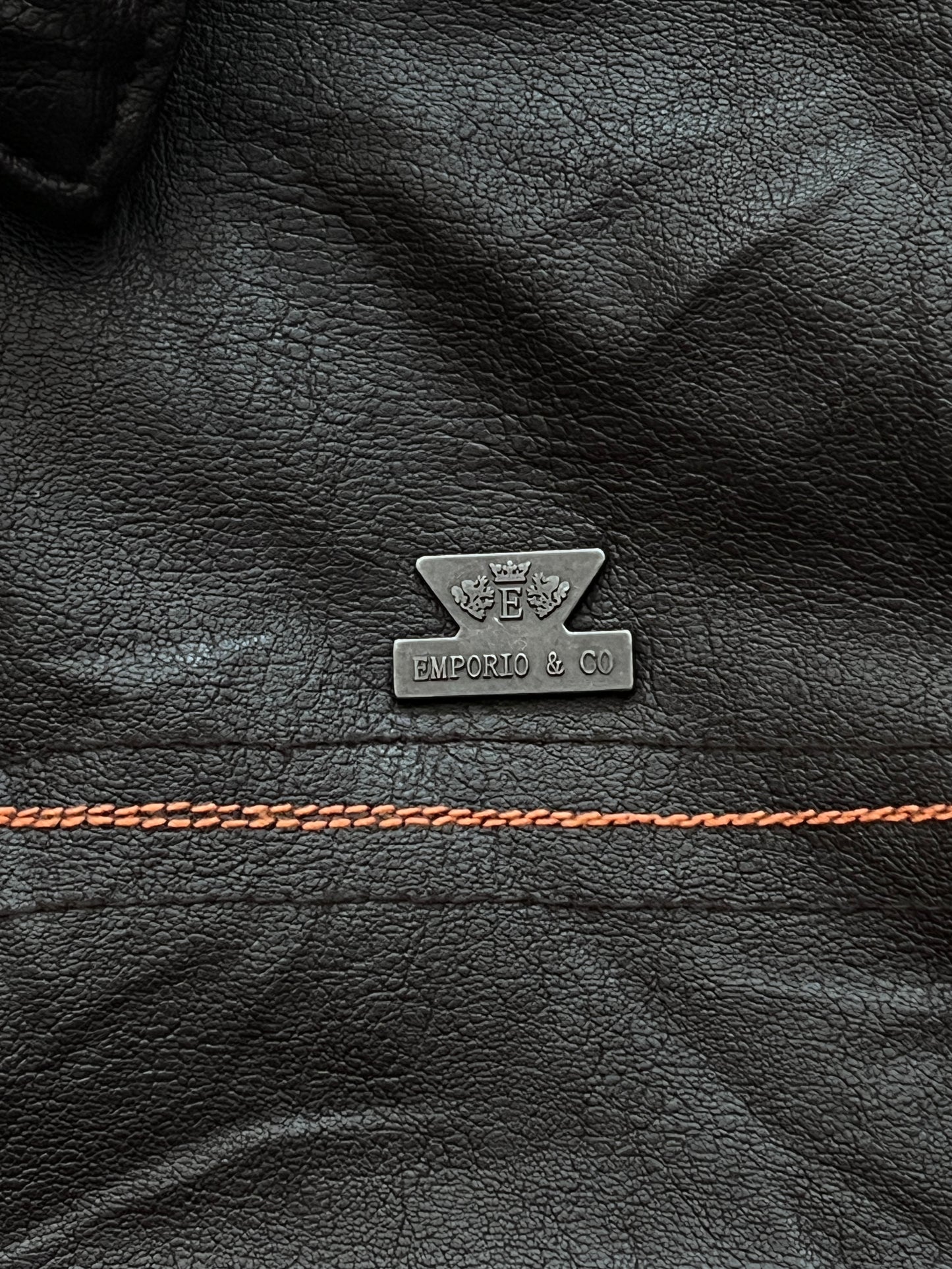 LEATHER JACKET EMPORIO (L)