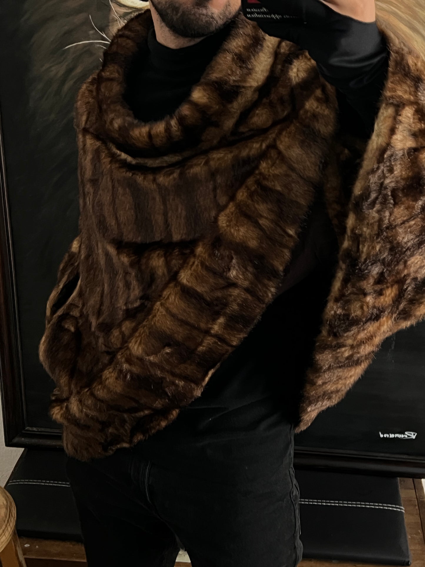 Capa faux Fur unitalla