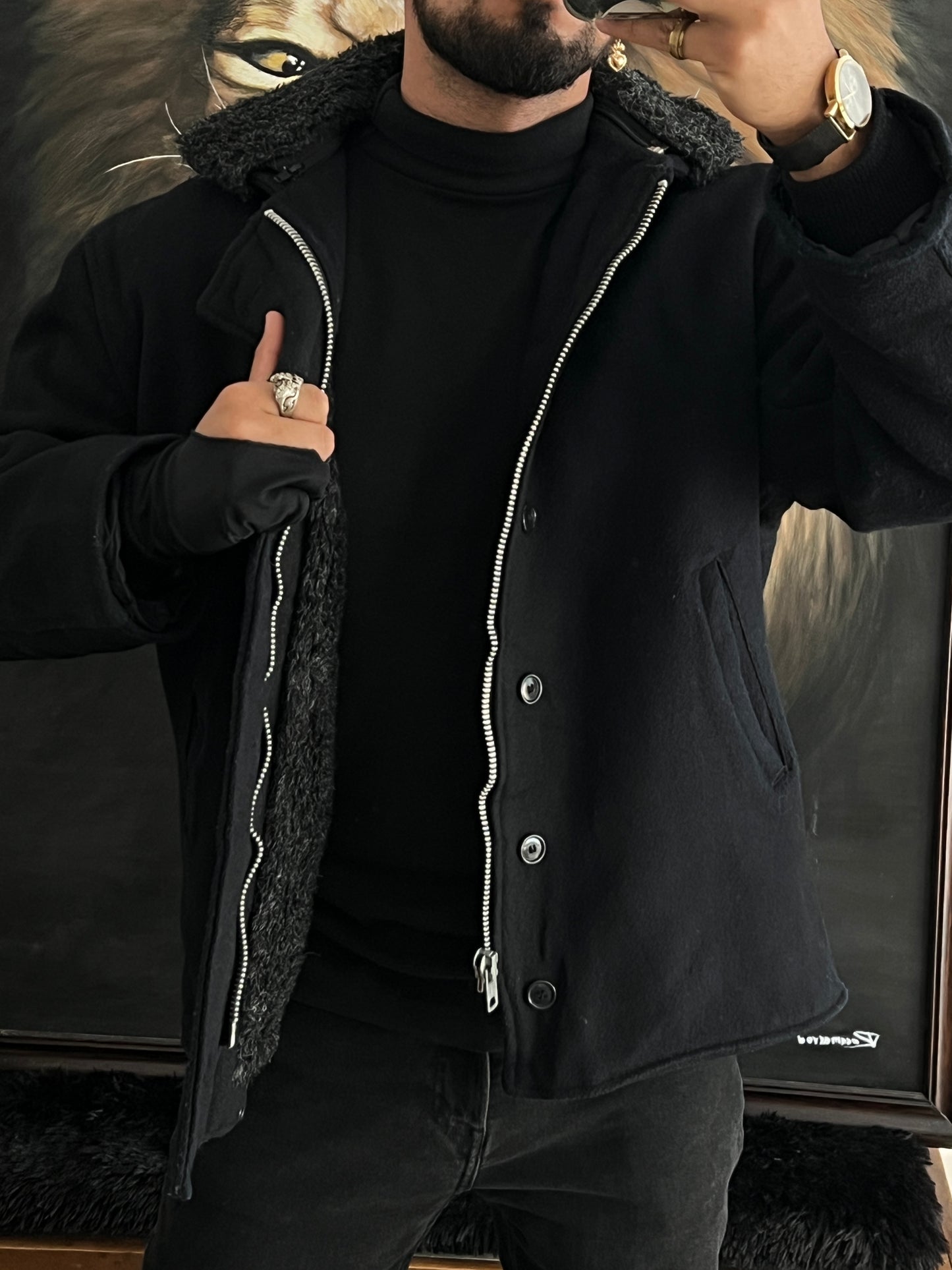 Abrigazo de lana (M)