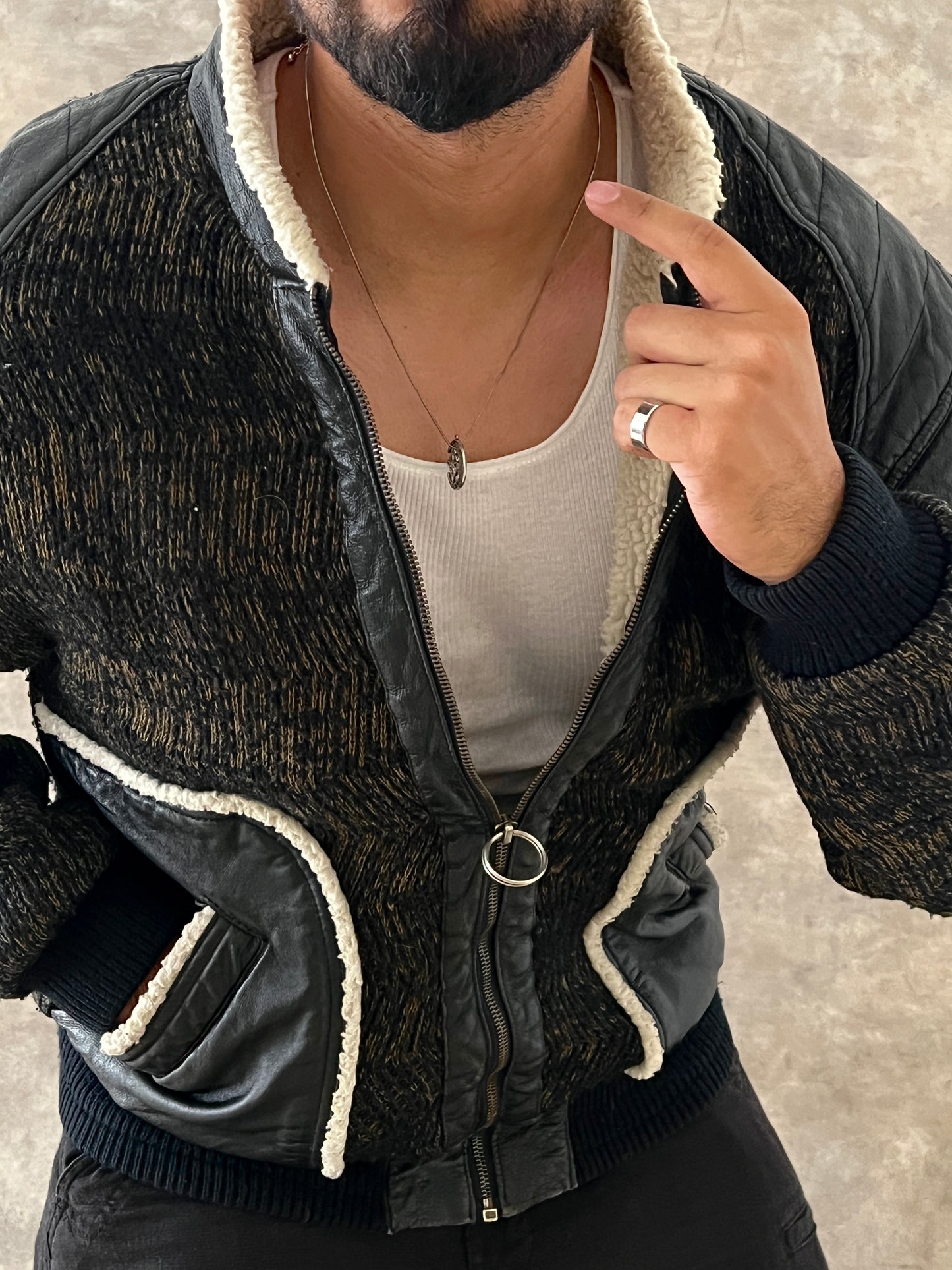 LEATHER JACKET KOREA (S)