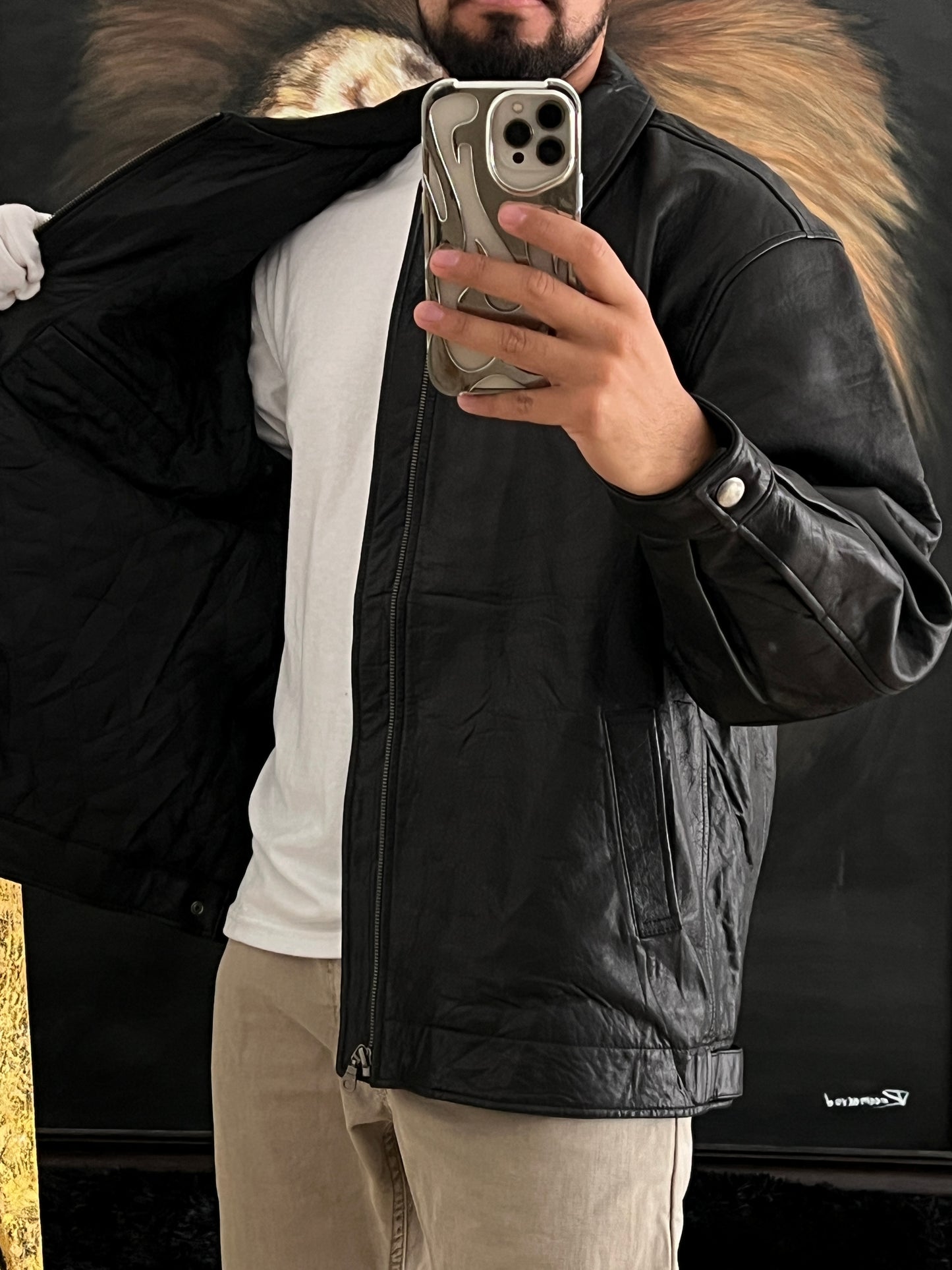 Leather Jacket MARLBORO (L)