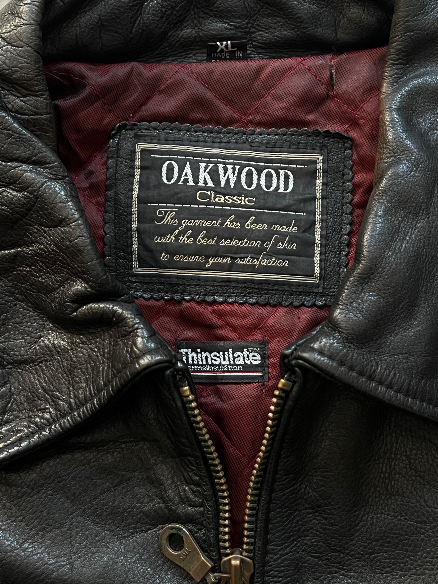 WORK LEATHER JACKET (XL)