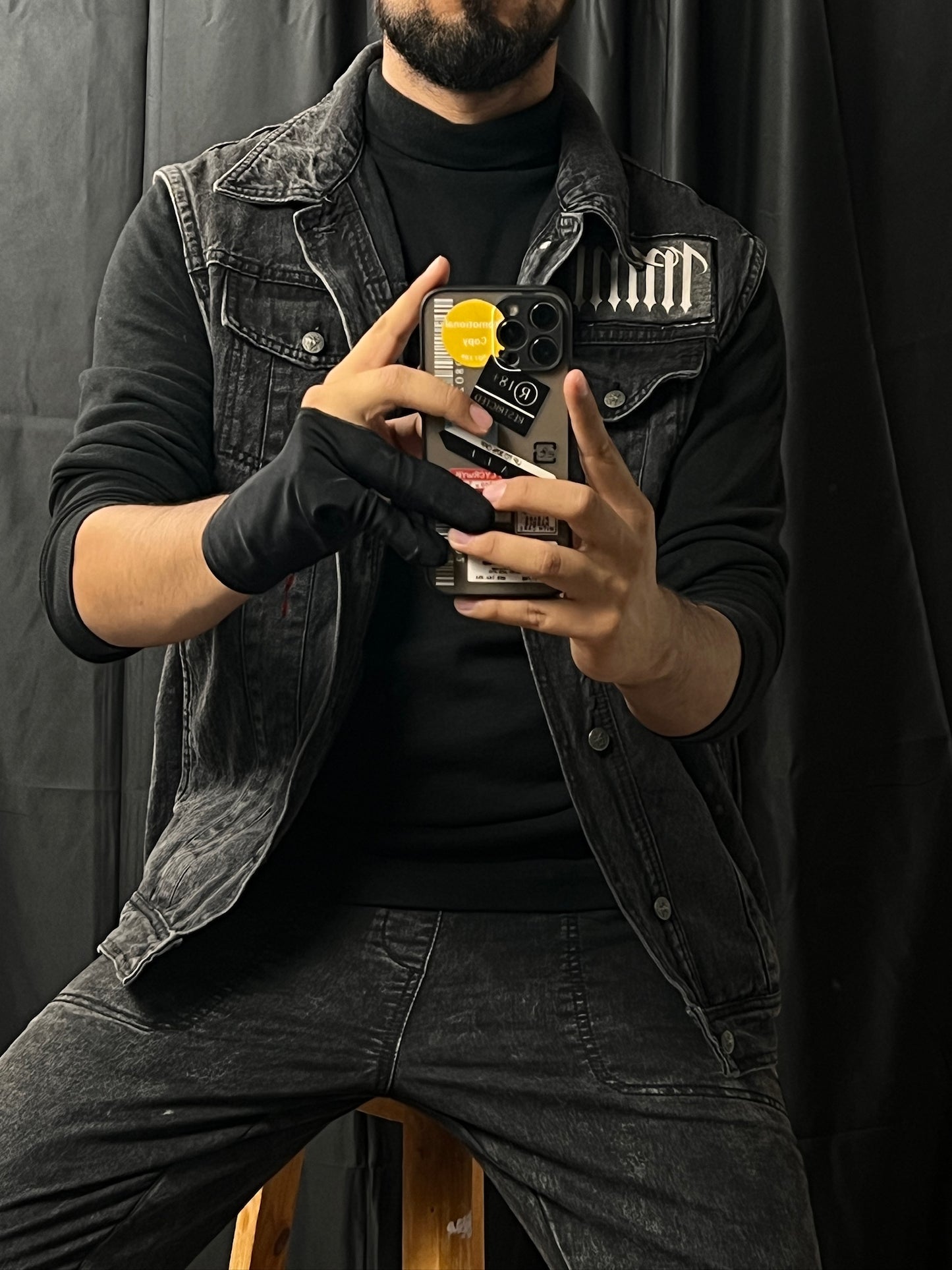 Chaleco de mezclilla