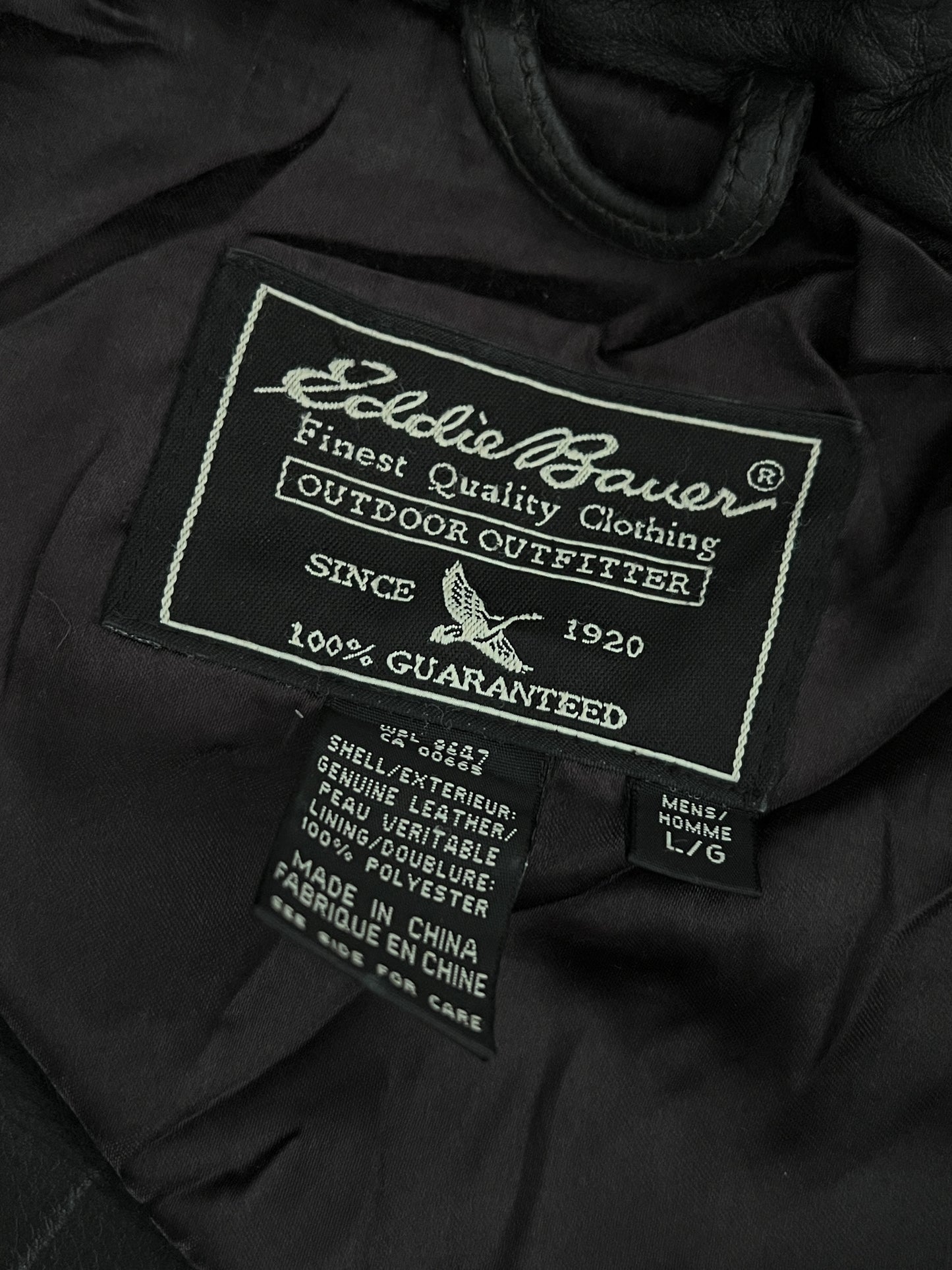 Bomber Leather Jacket (L)