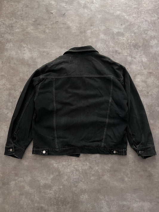 BLACK DENIM JACKET LEVI'S (L)