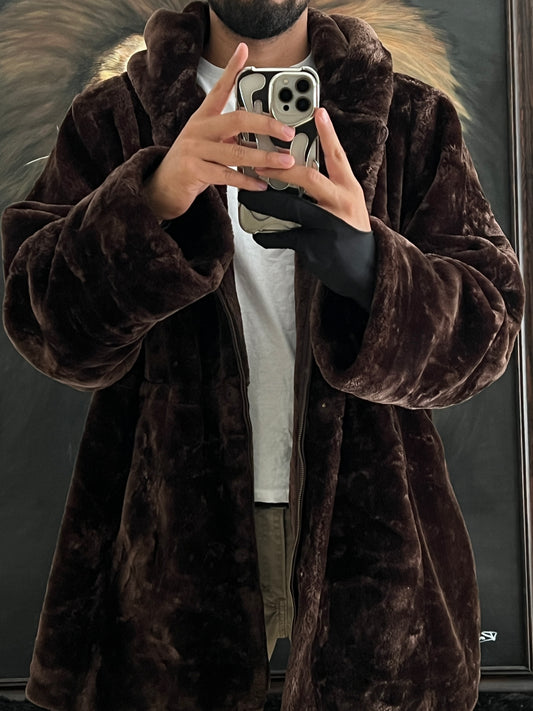 Abrigo de lujo Faux Fur (2XL)