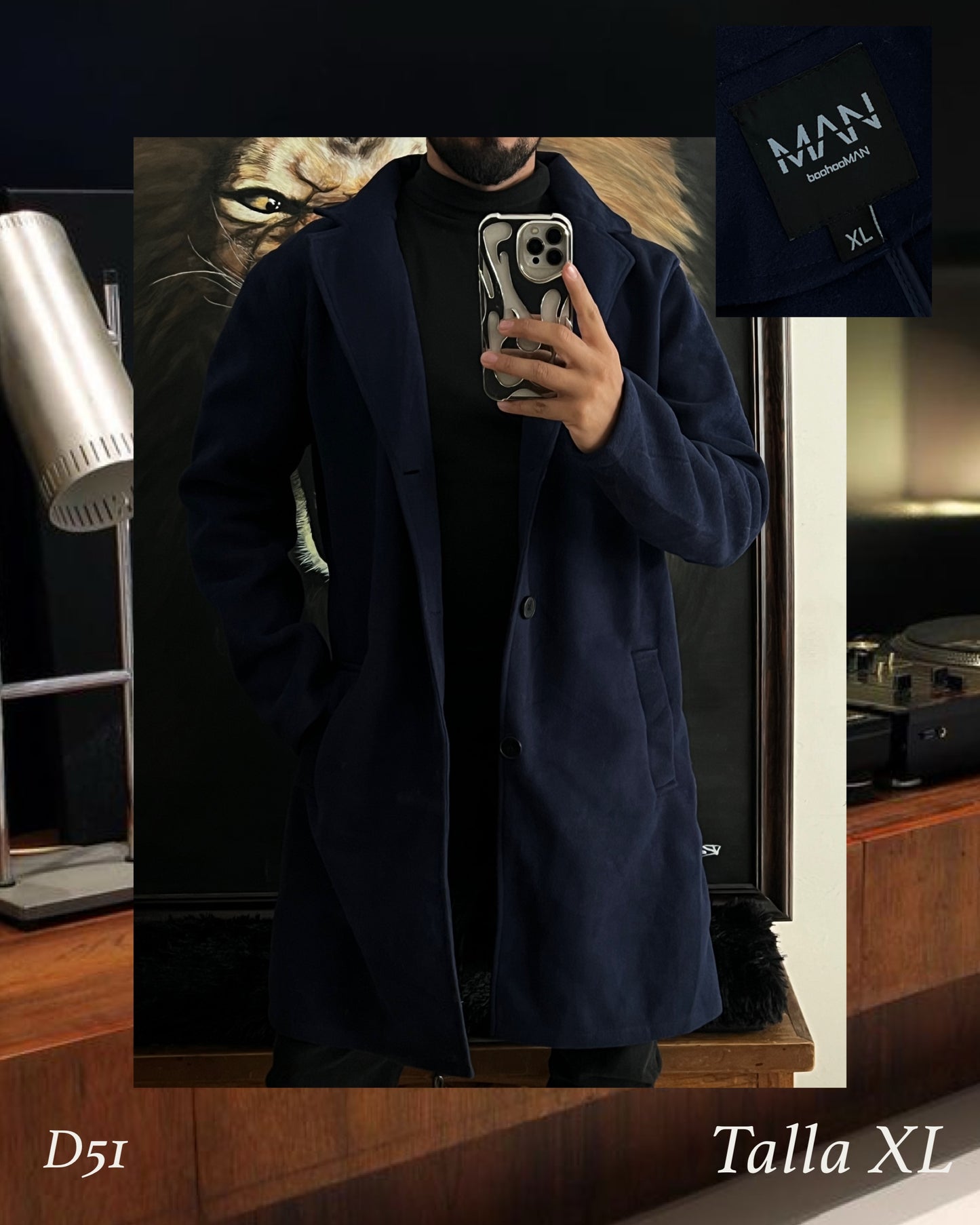 Wool coat (XL)