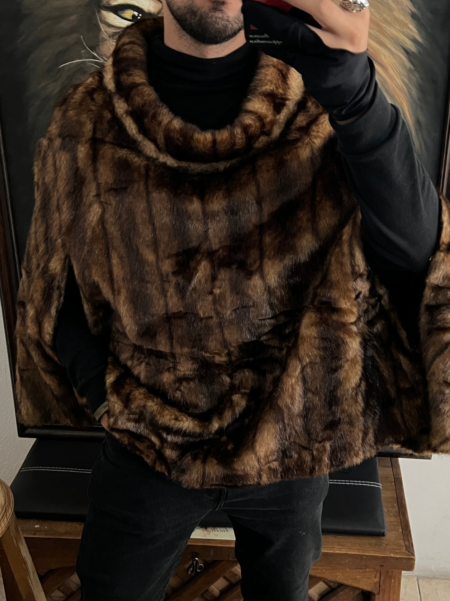 Capa faux Fur unitalla