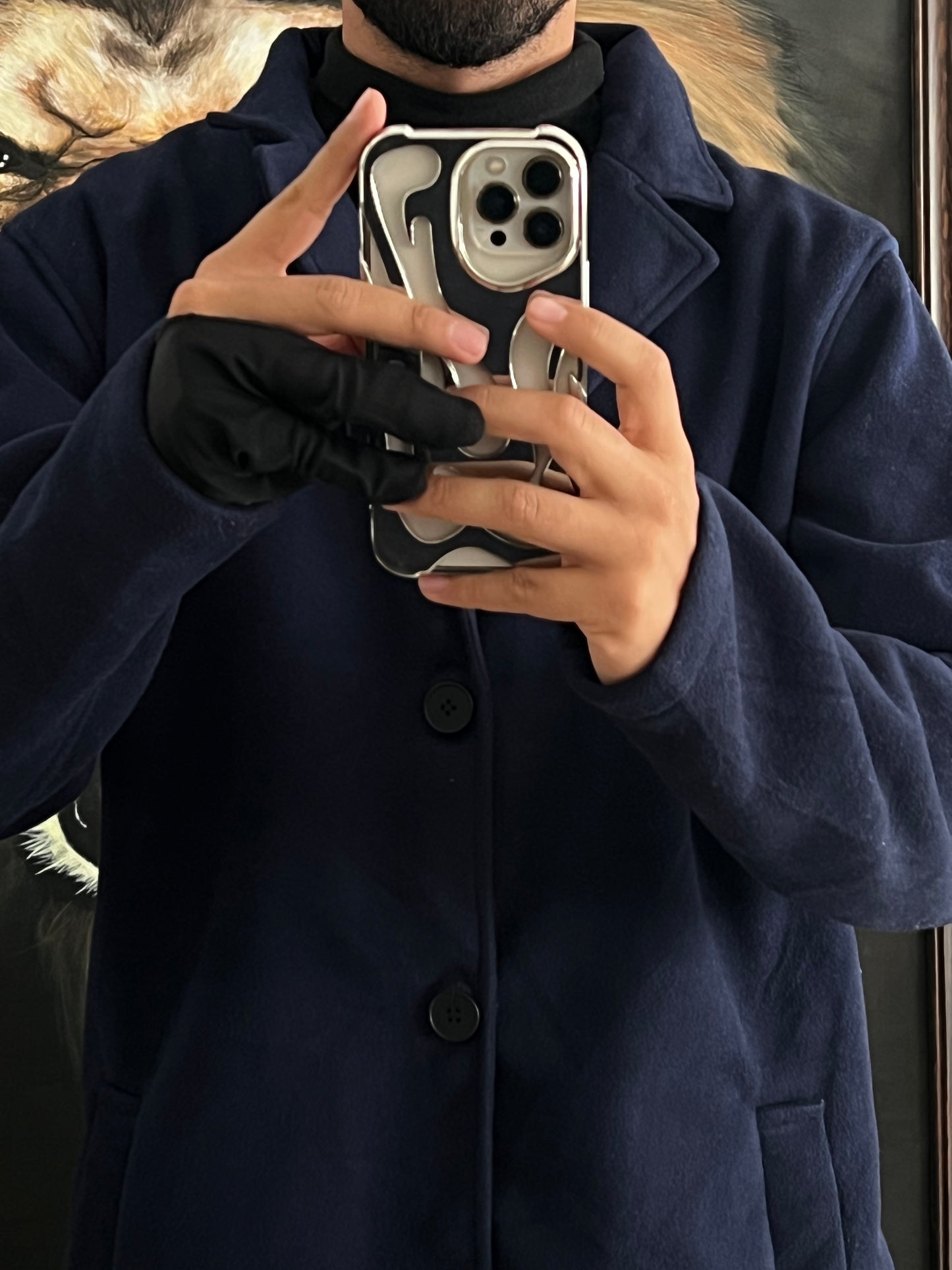Wool coat (XL)