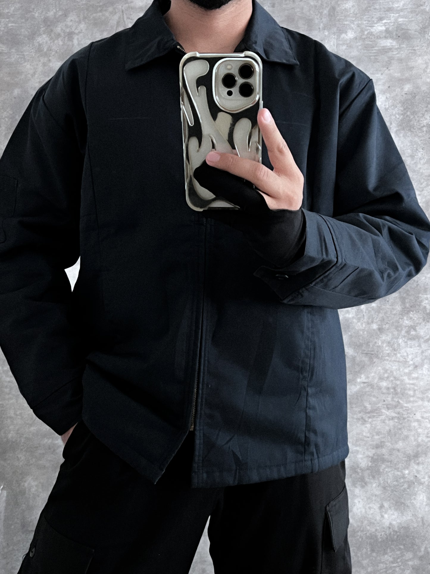 BLUE WORK JACKET (L)