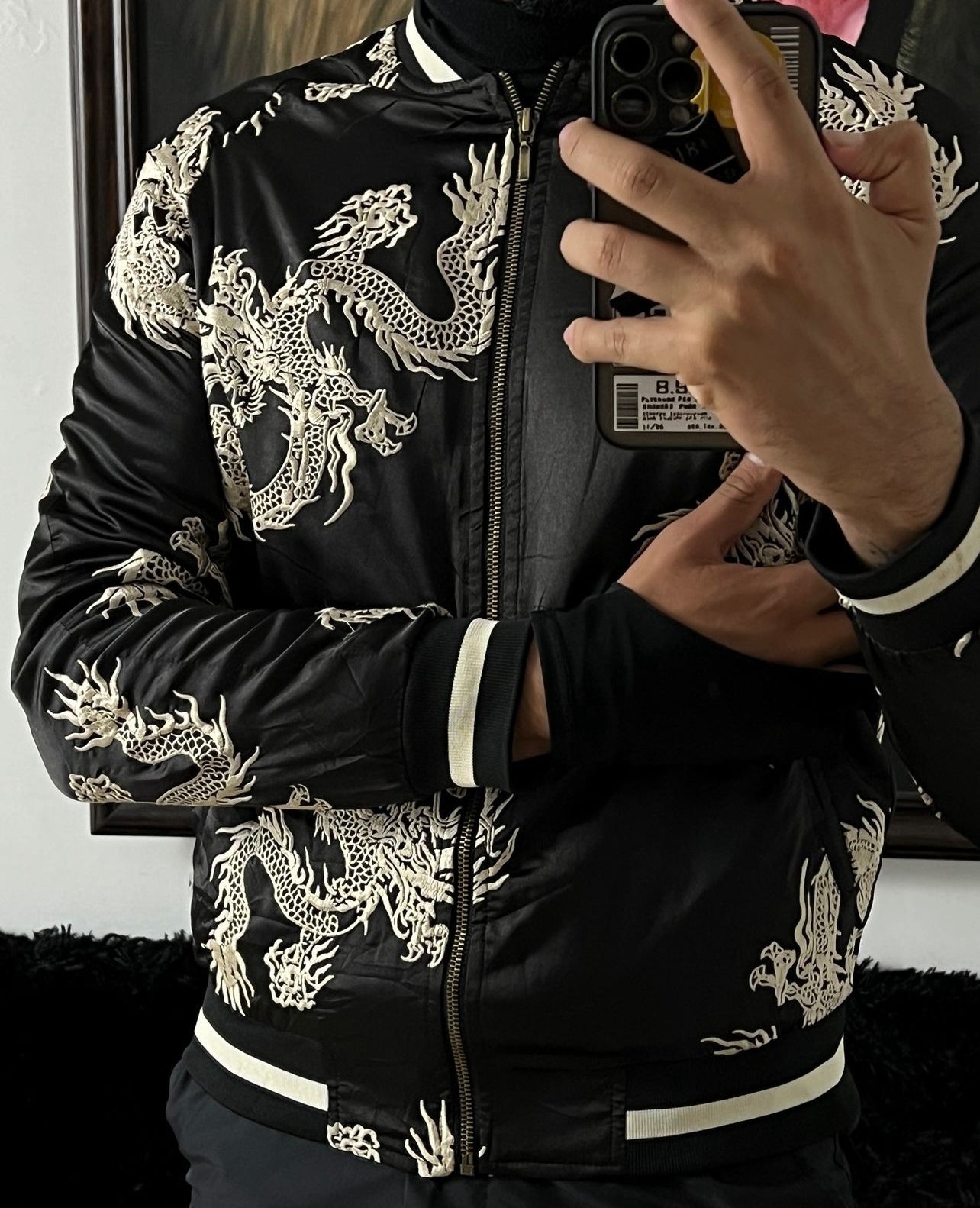 Bomber jacket de dragones