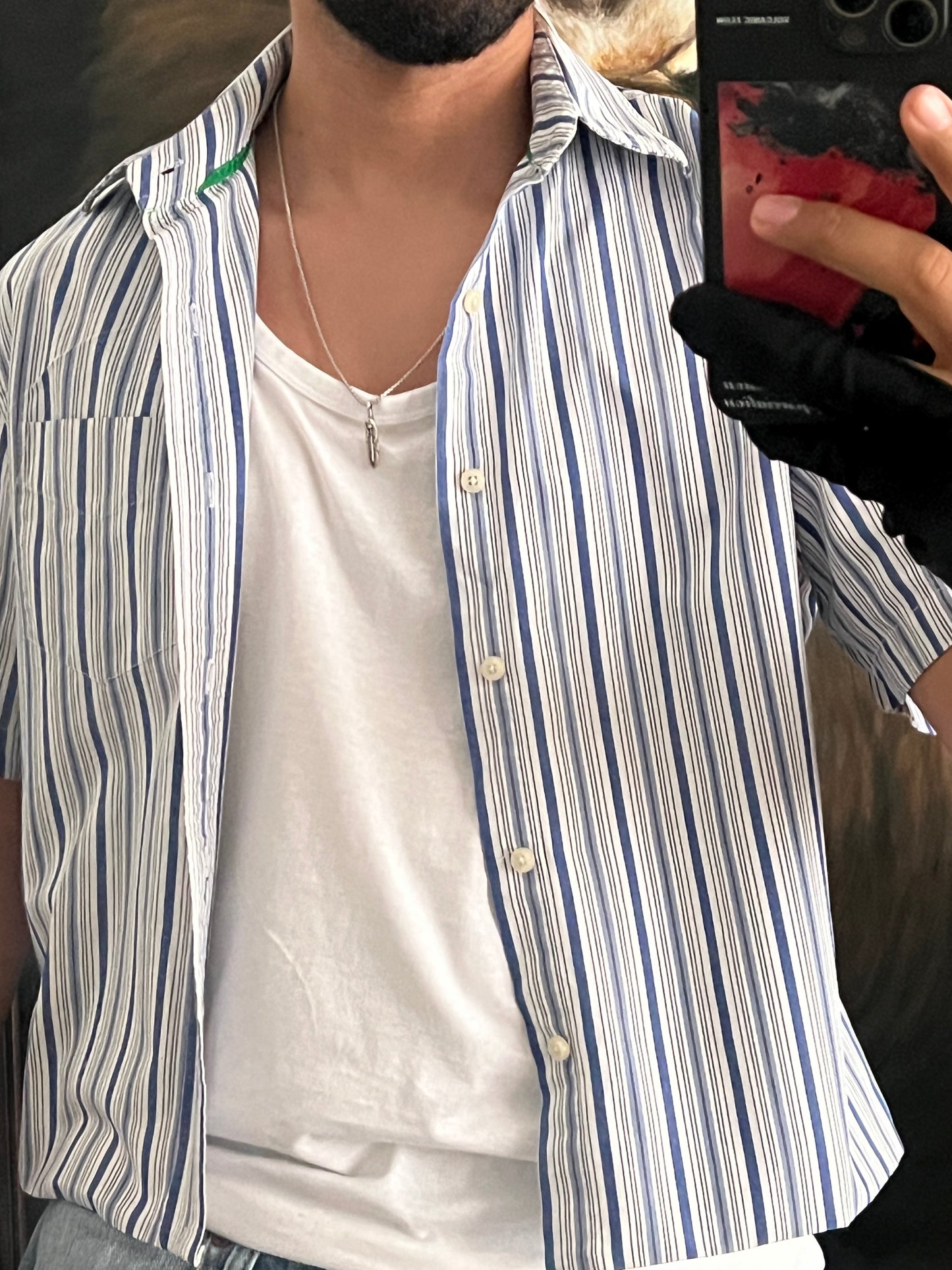 Camisa talla S / Cropped boxy fit