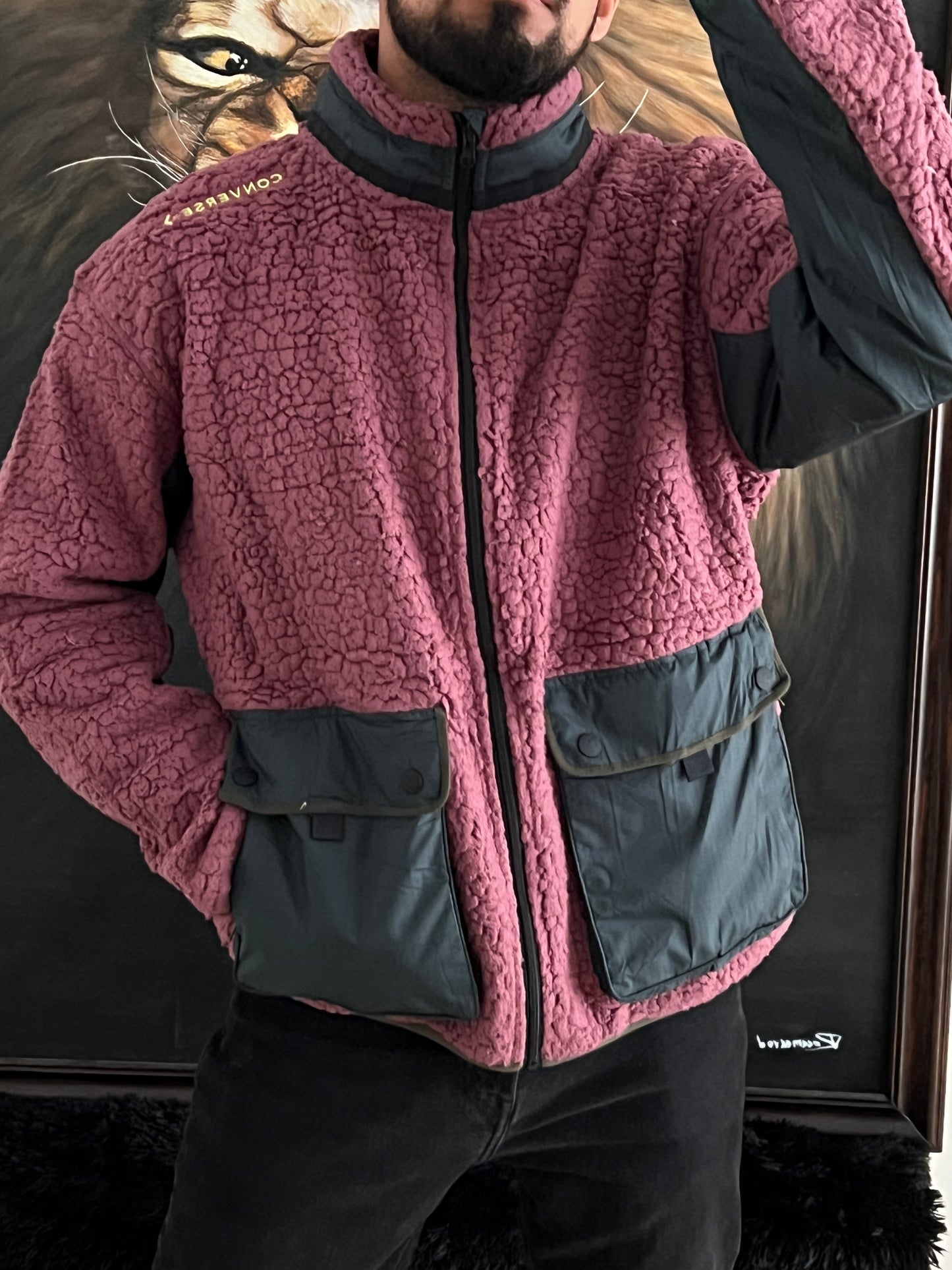 Converse Sherpa Jacket (M)