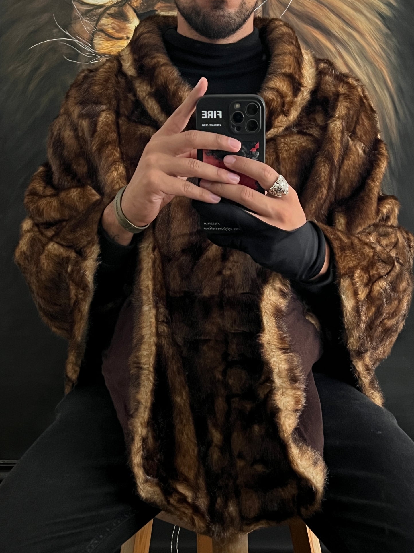 Capa faux Fur unitalla